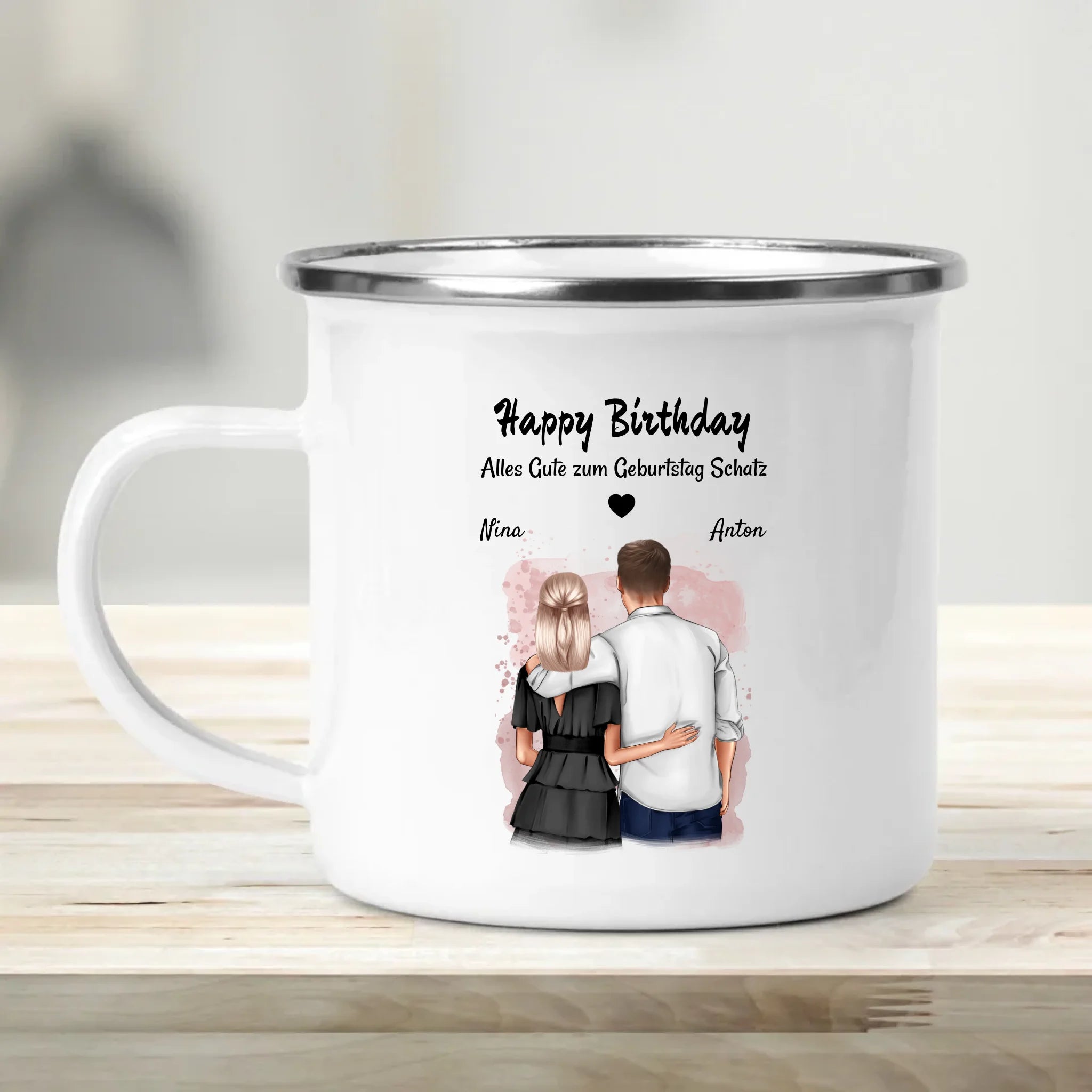 Freund & Freundin Geburtstag Geschenk Tasse personalisiert - Cantty