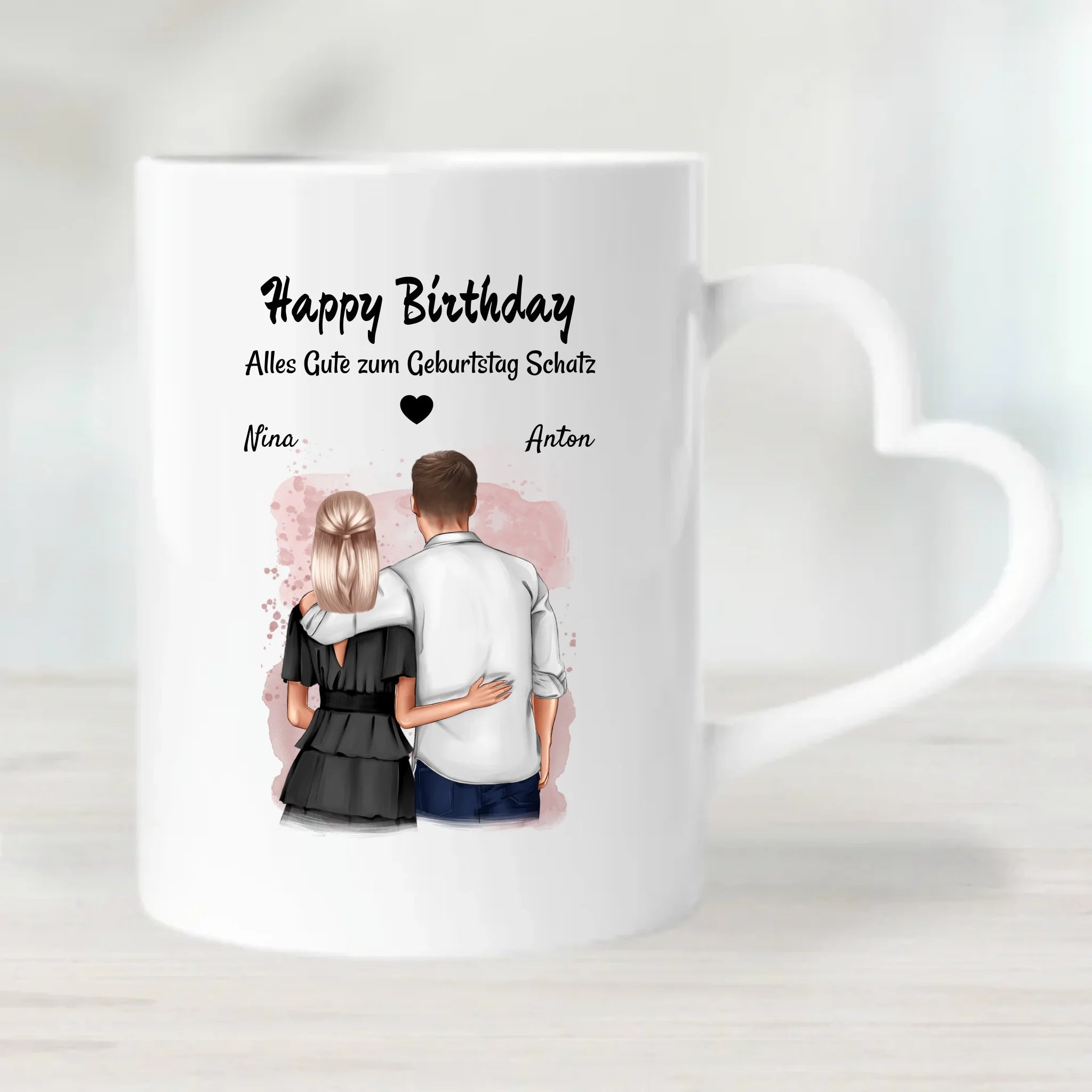 Freund & Freundin Geburtstag Geschenk Tasse personalisiert - Cantty