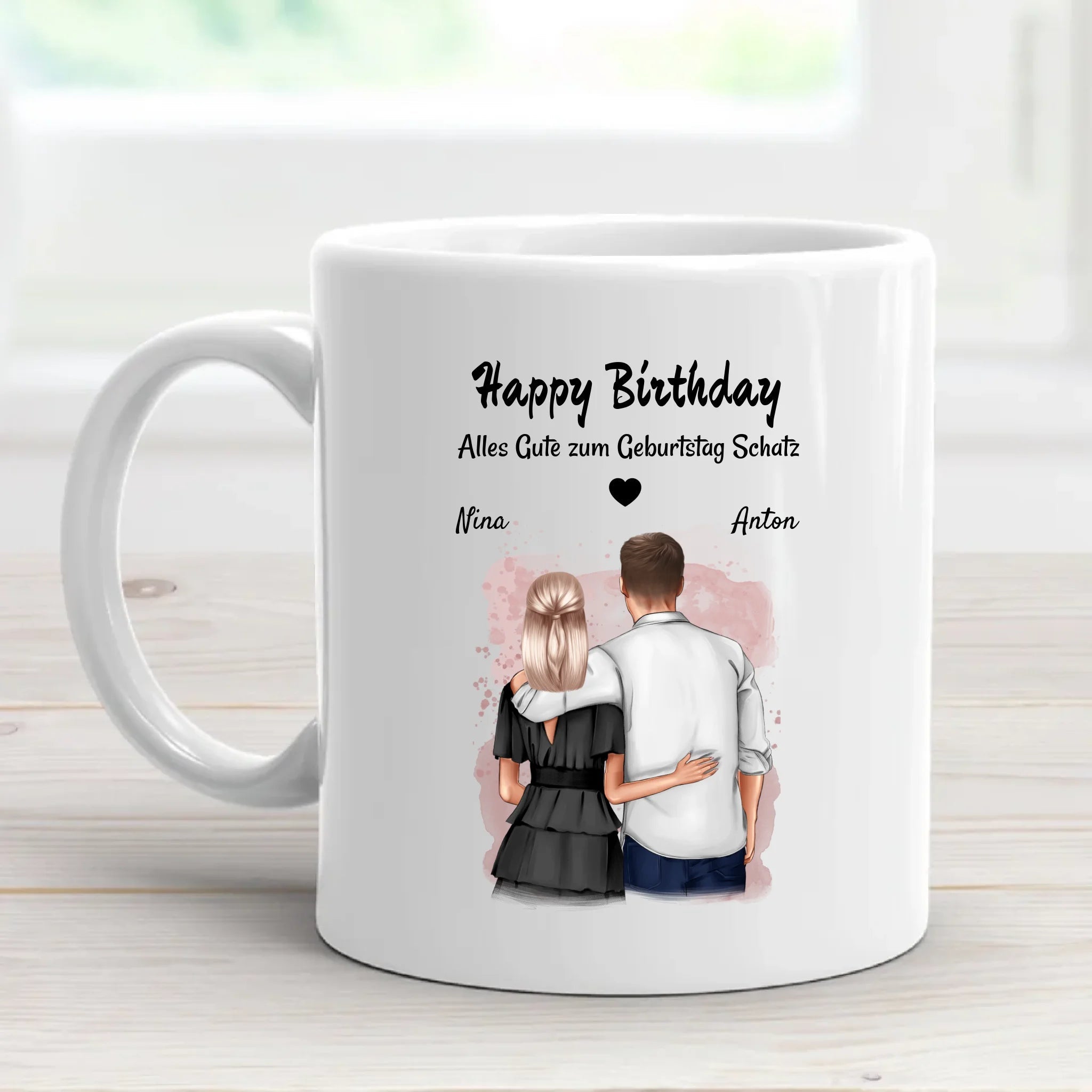 Freund & Freundin Geburtstag Geschenk Tasse personalisiert - Cantty
