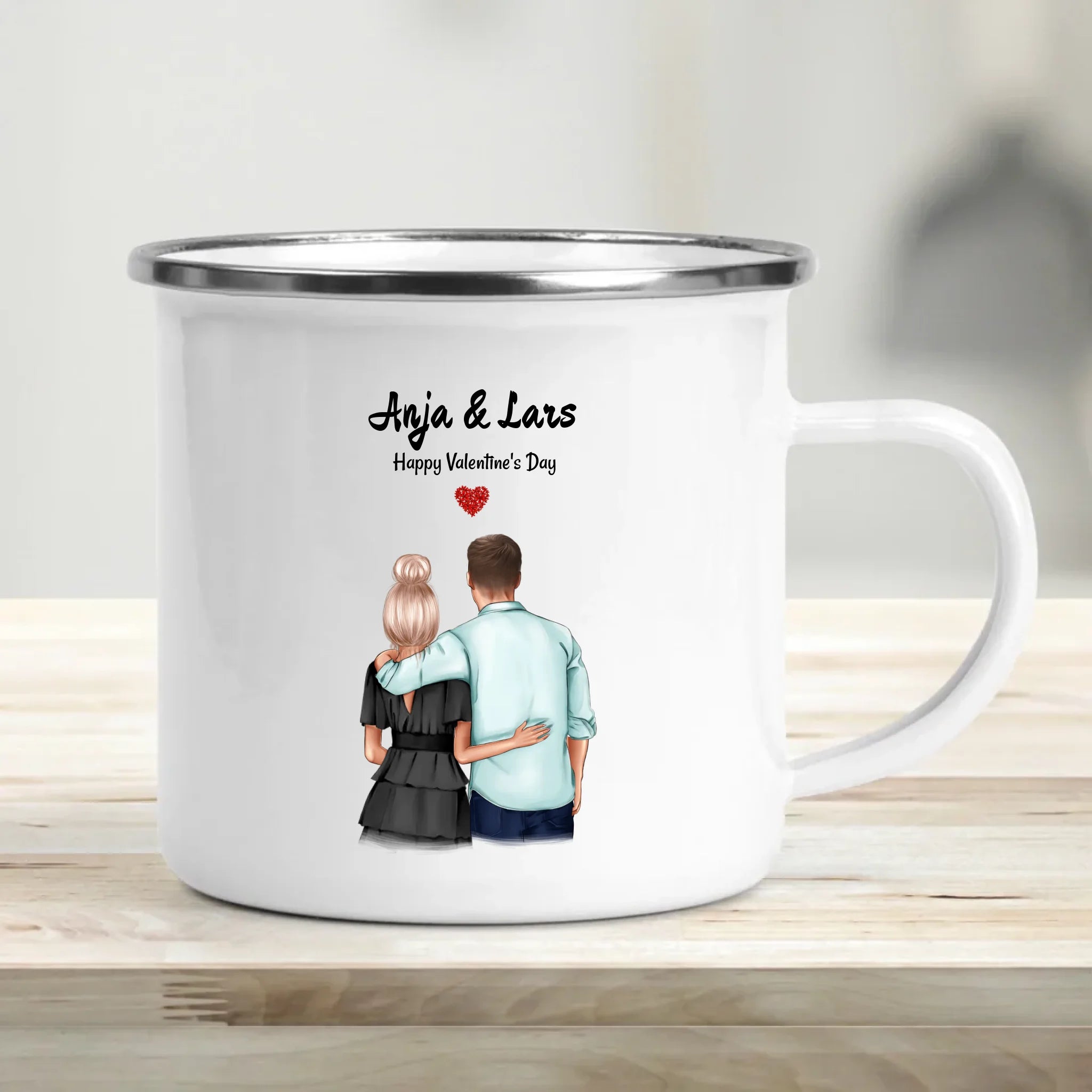 Freund Freundin Valentinstag Geschenk Tasse gestalten - Cantty