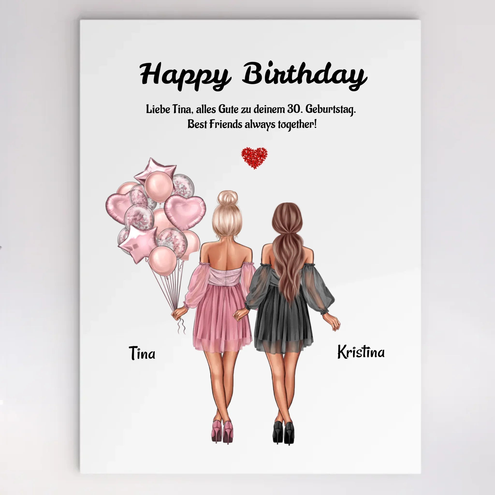 Freundin Acrylglas Geschenk personalisiert - Cantty