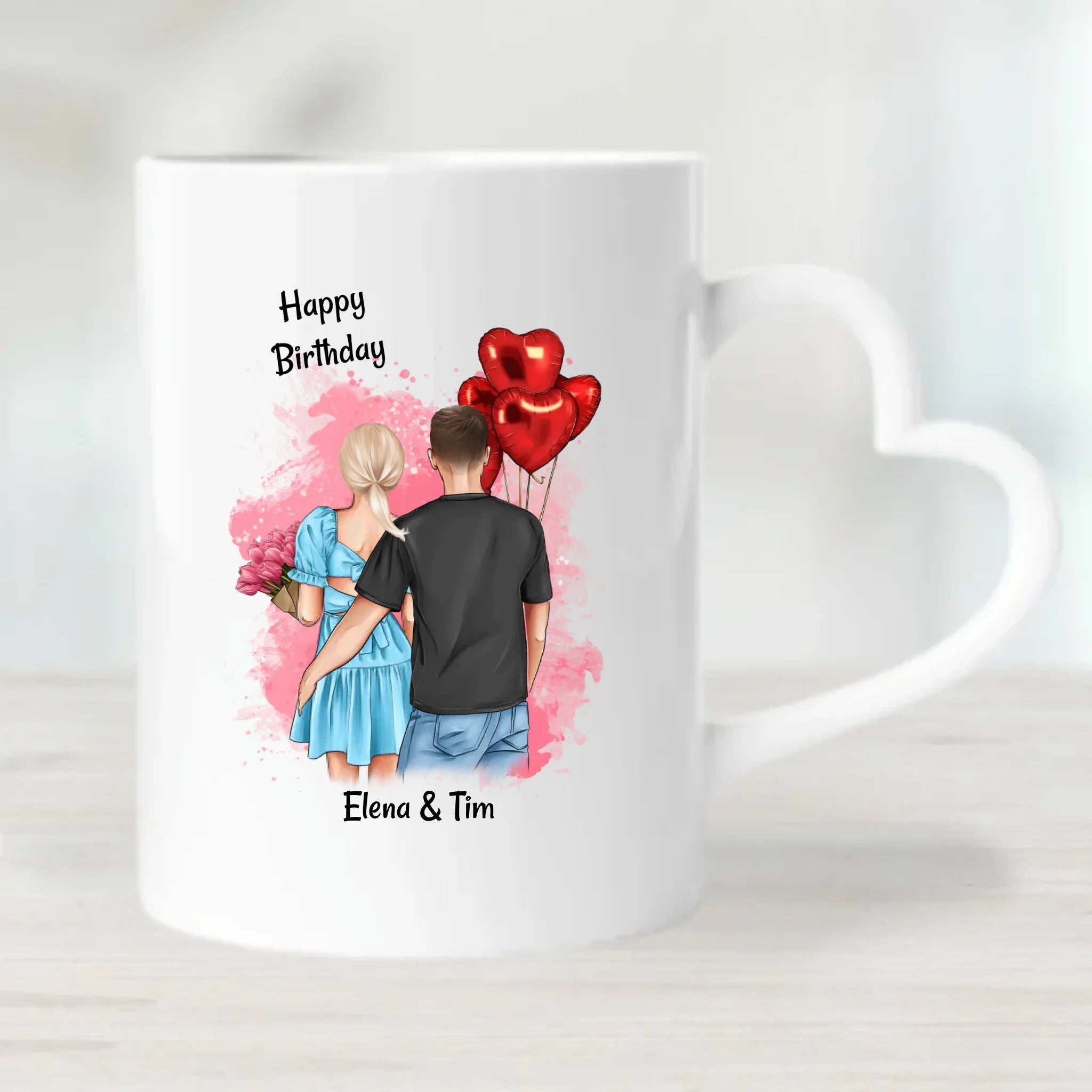 Freundin Geburtstag Geschenk Tasse gestalten - Cantty
