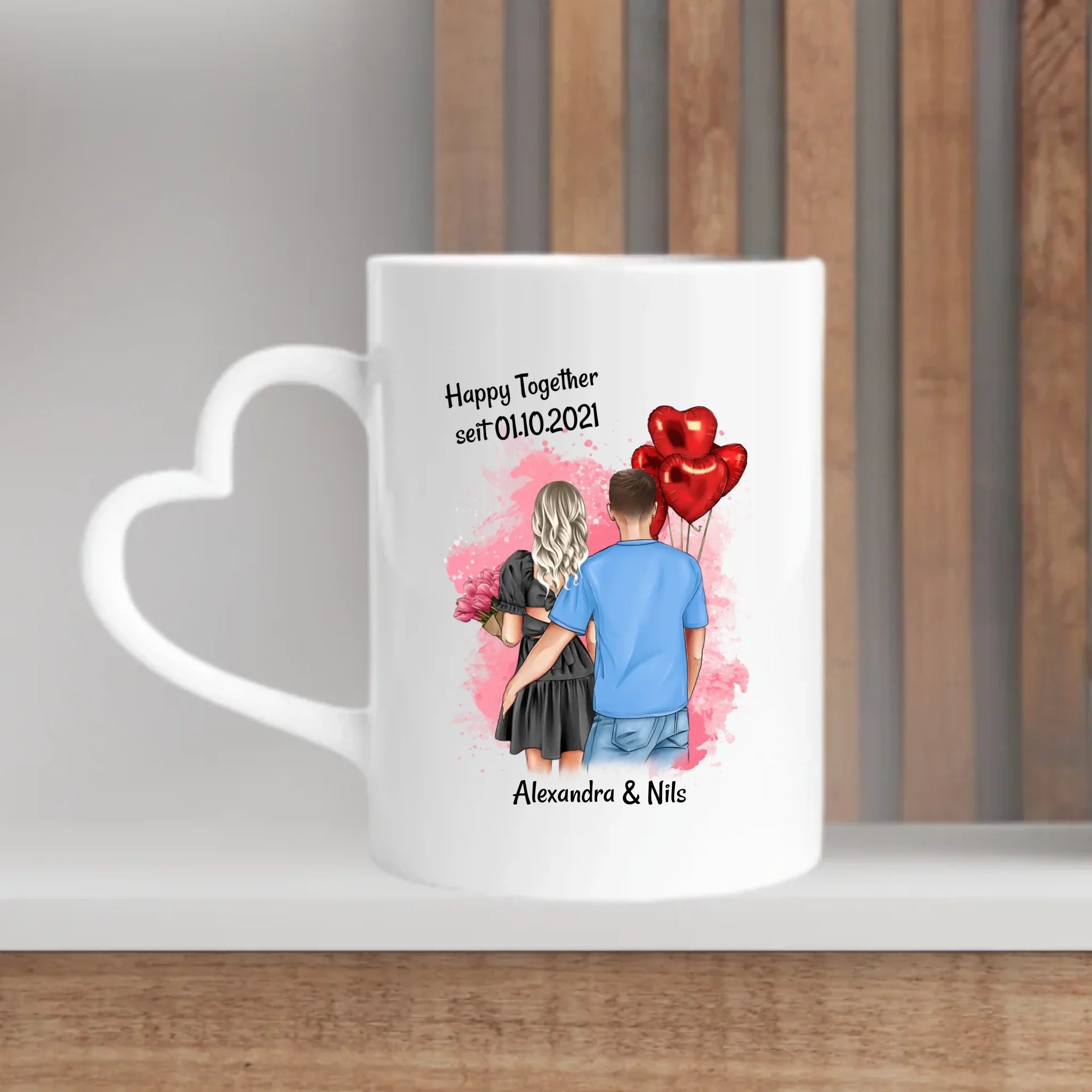 Freundin Jahrestag Geschenk Tasse gestalten - Cantty