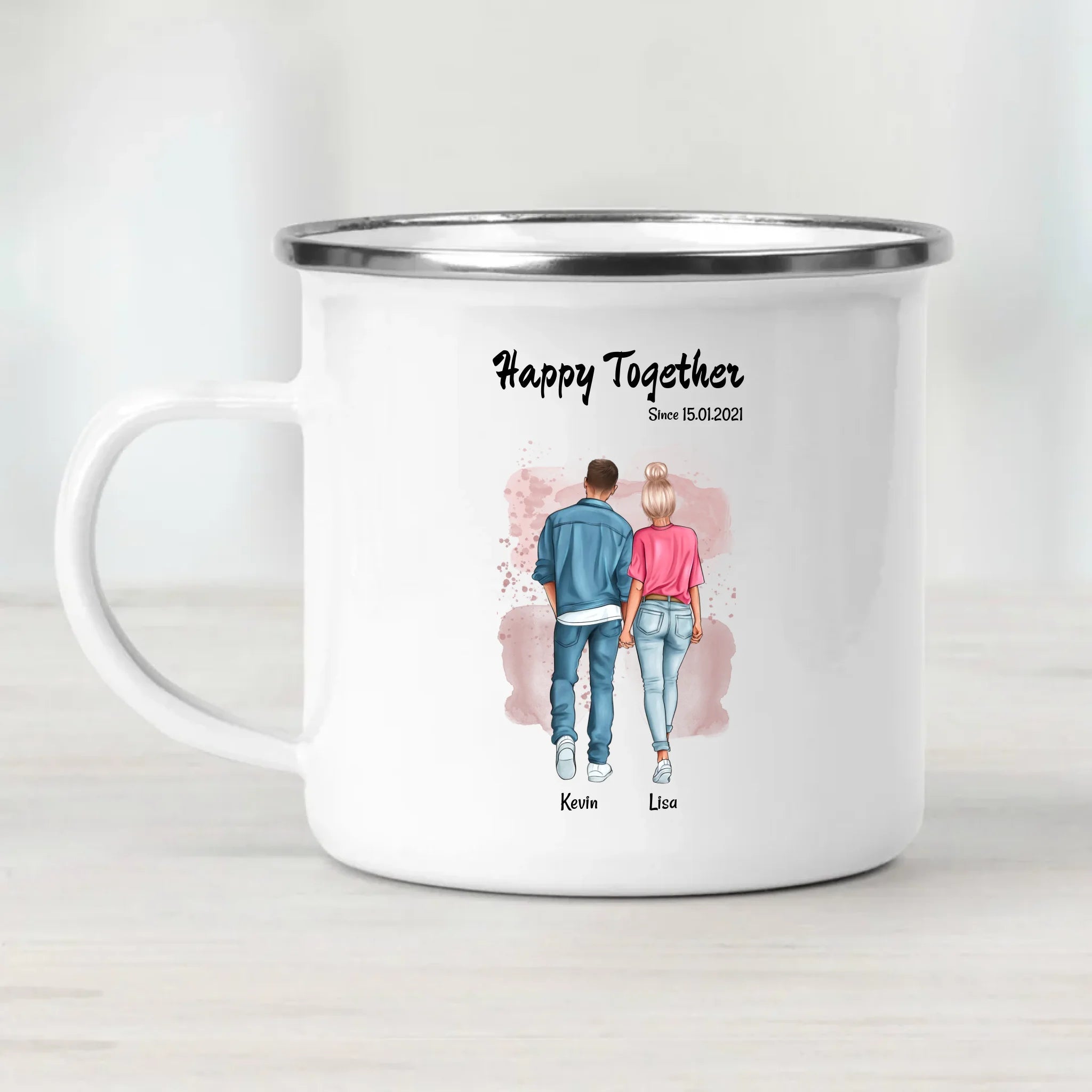 Freundin Jahrestag Tasse Geschenk von Freund personalisiert - Cantty