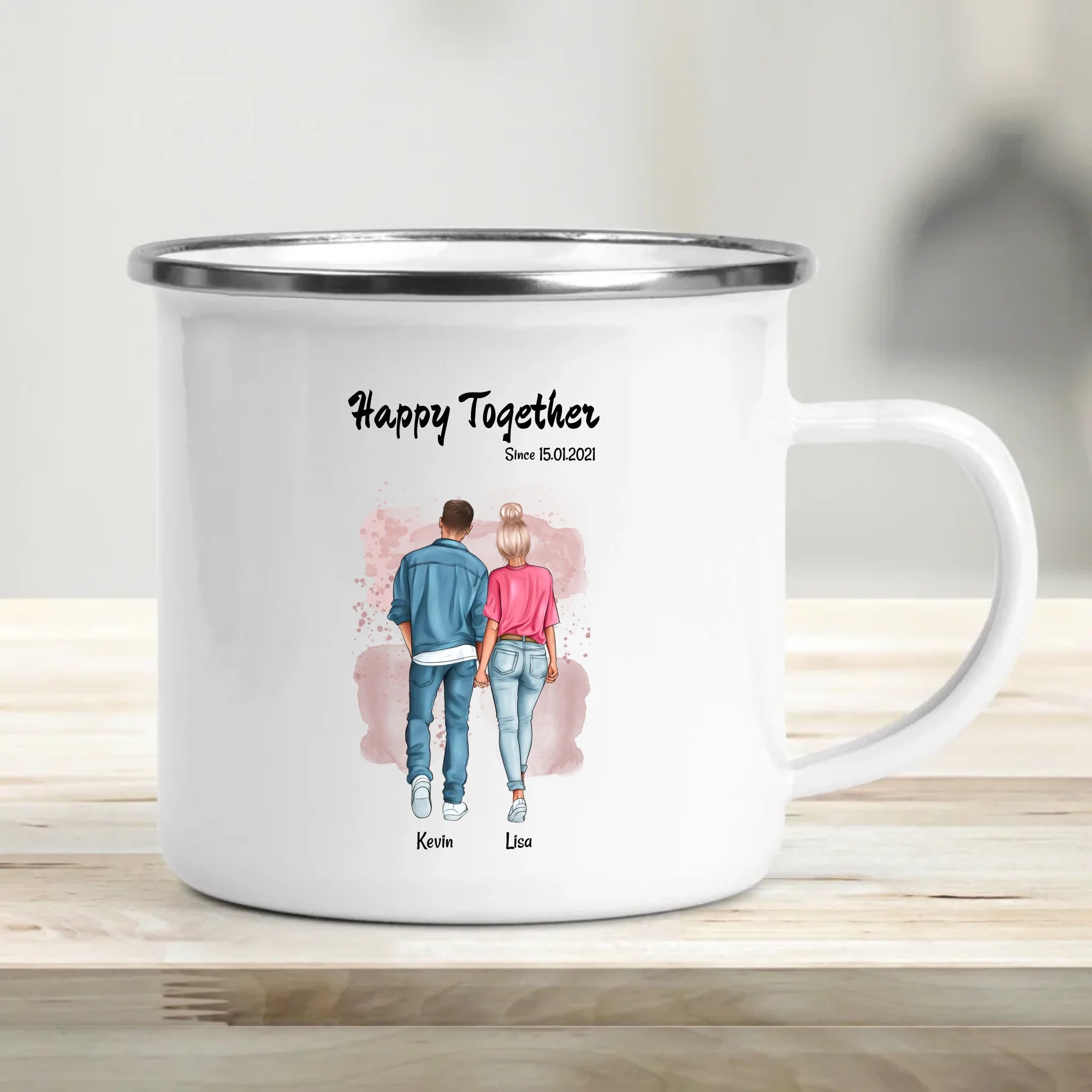 Freundin Jahrestag Tasse Geschenk von Freund personalisiert - Cantty