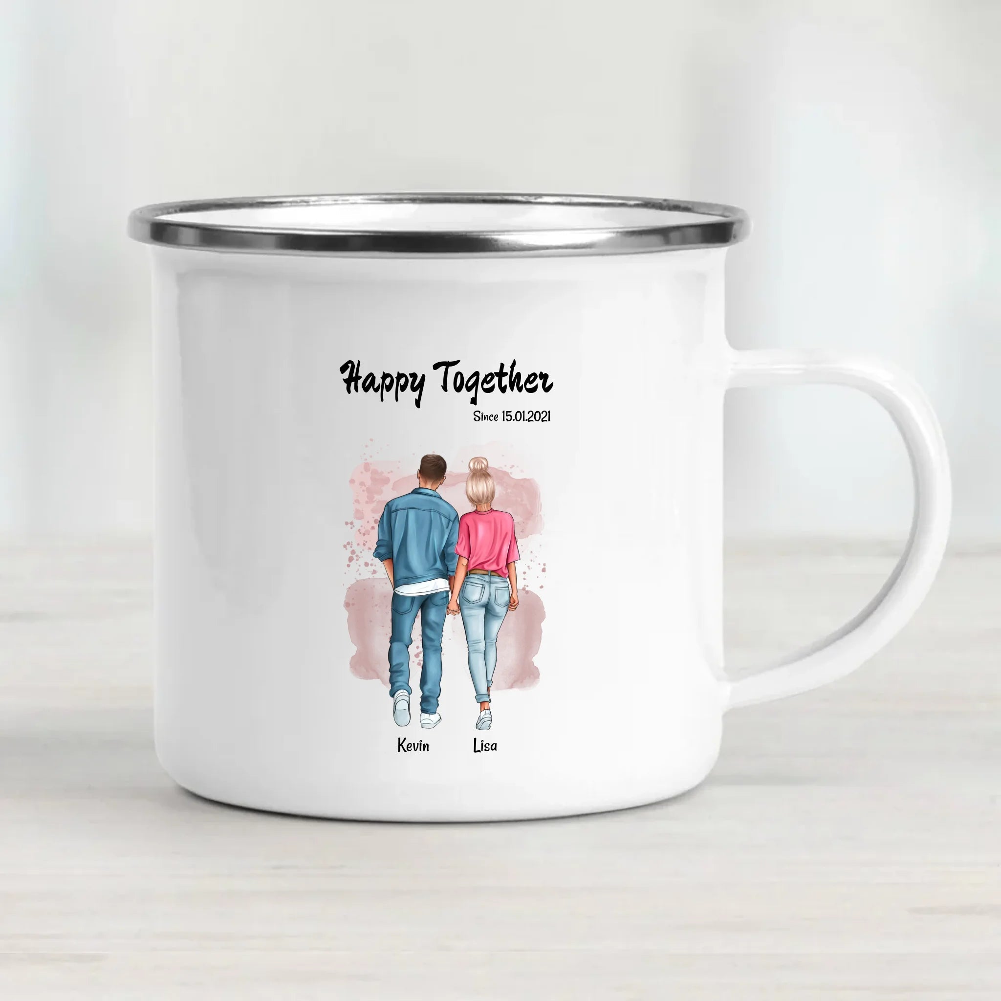 Freundin Jahrestag Tasse Geschenk von Freund personalisiert - Cantty