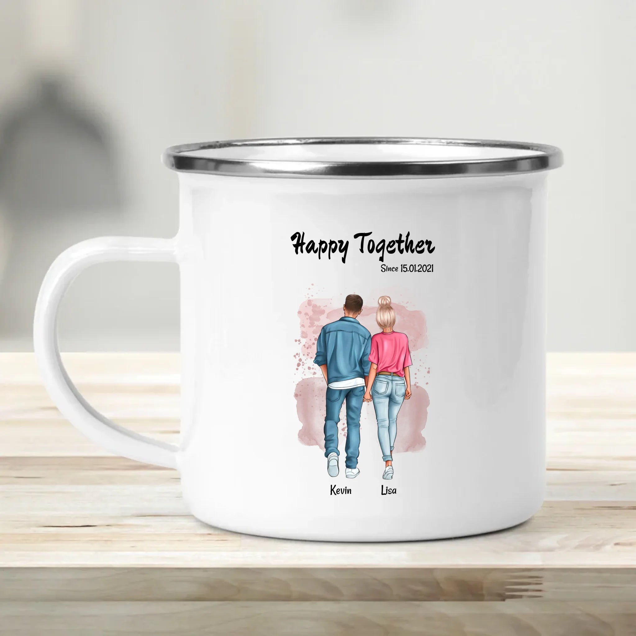 Freundin Jahrestag Tasse Geschenk von Freund personalisiert - Cantty