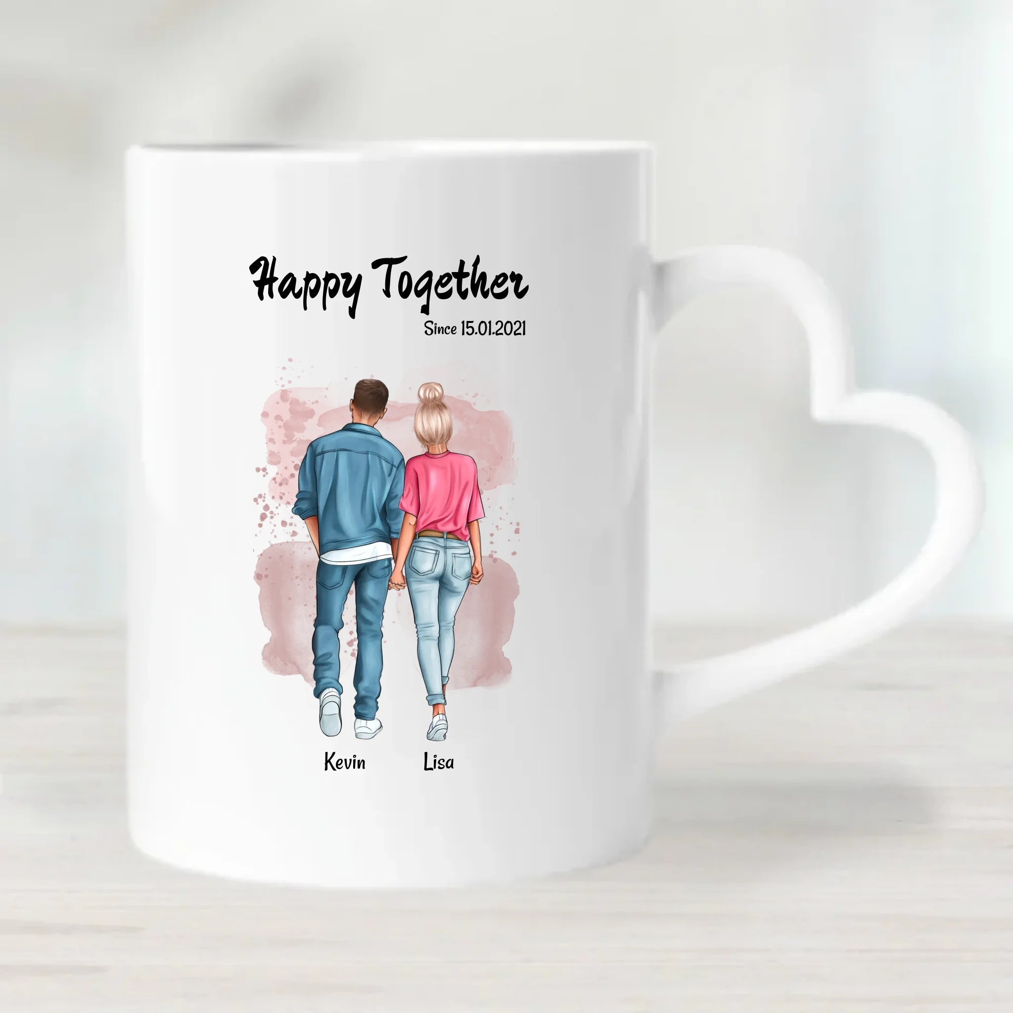 Freundin Jahrestag Tasse Geschenk von Freund personalisiert - Cantty