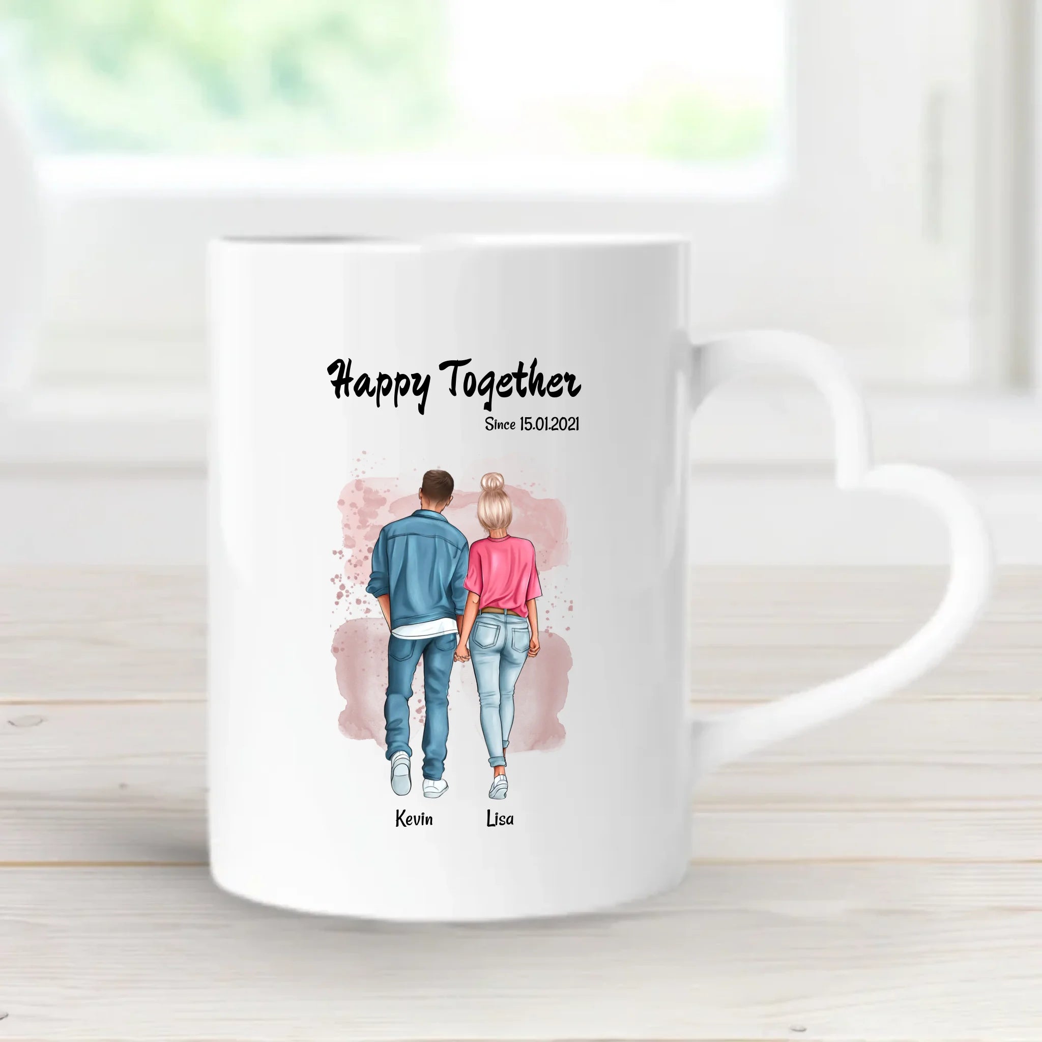 Freundin Jahrestag Tasse Geschenk von Freund personalisiert - Cantty