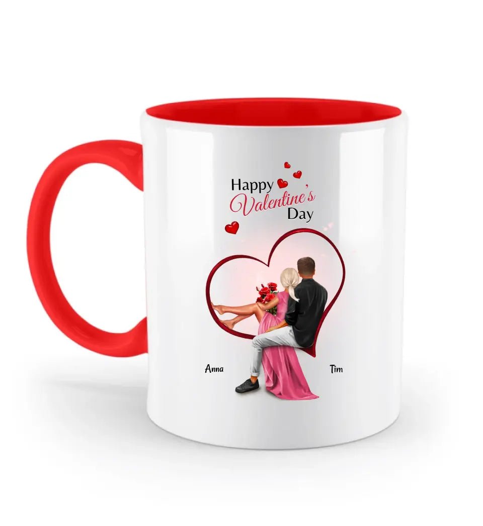 Freundin Valentinstag Tasse Geschenk personalisiert - Cantty