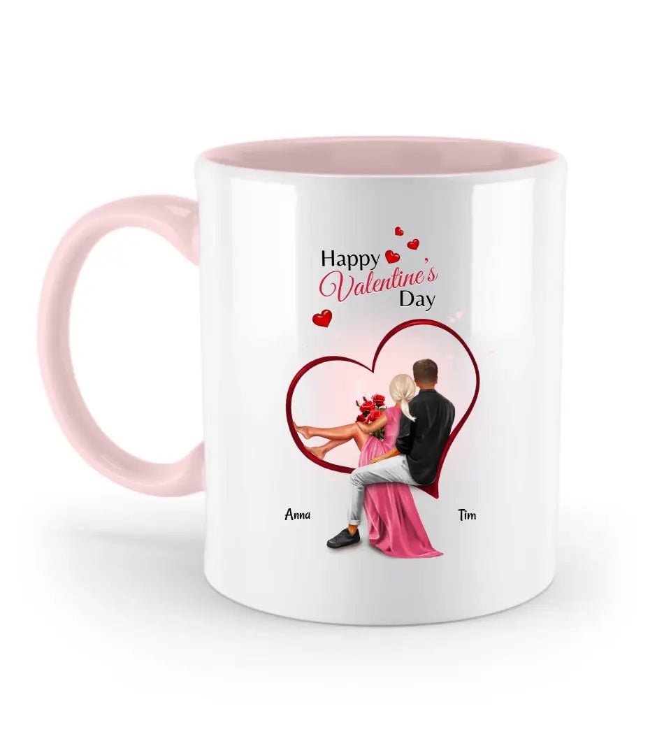 Freundin Valentinstag Tasse Geschenk personalisiert - Cantty