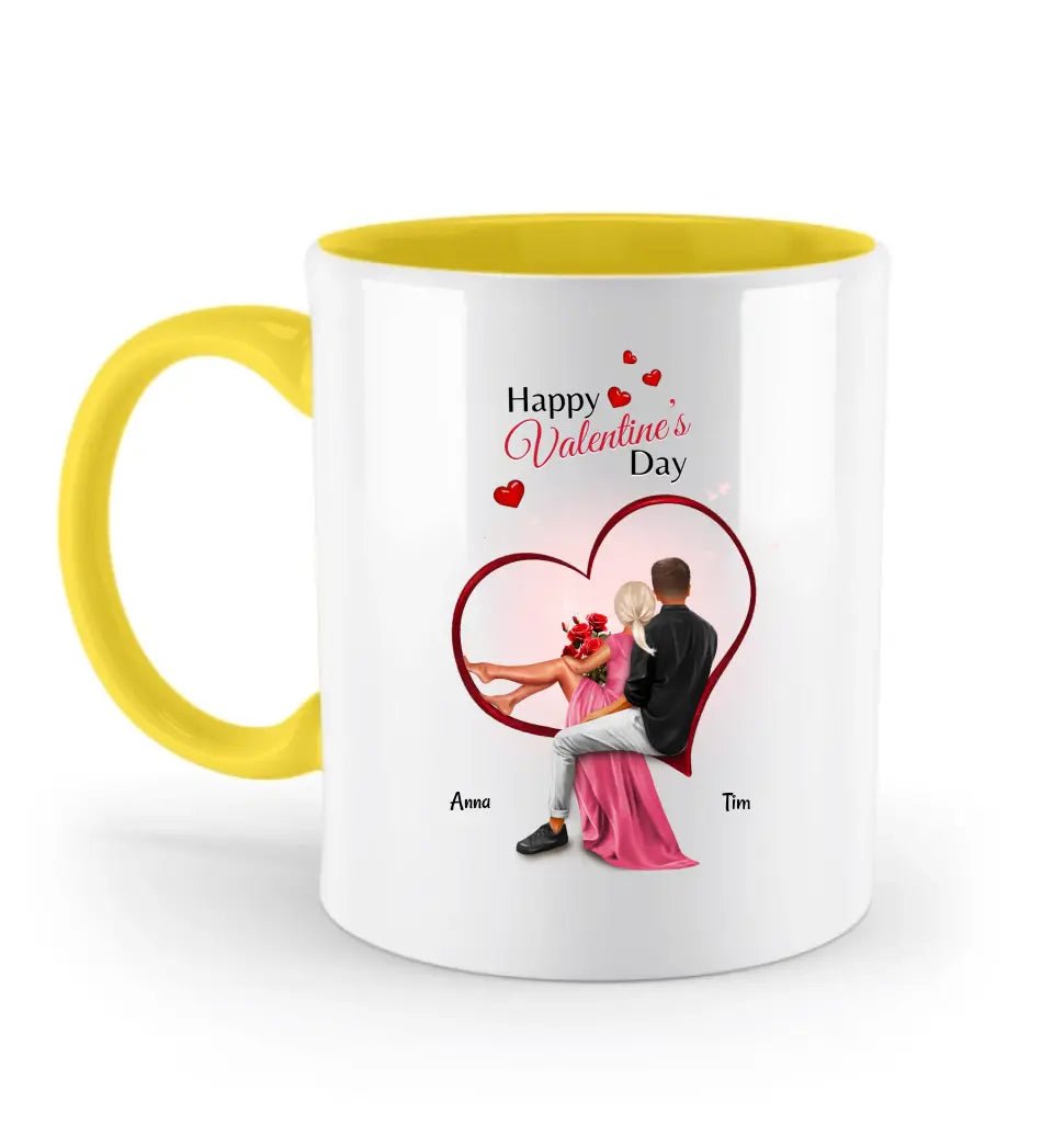 Freundin Valentinstag Tasse Geschenk personalisiert - Cantty