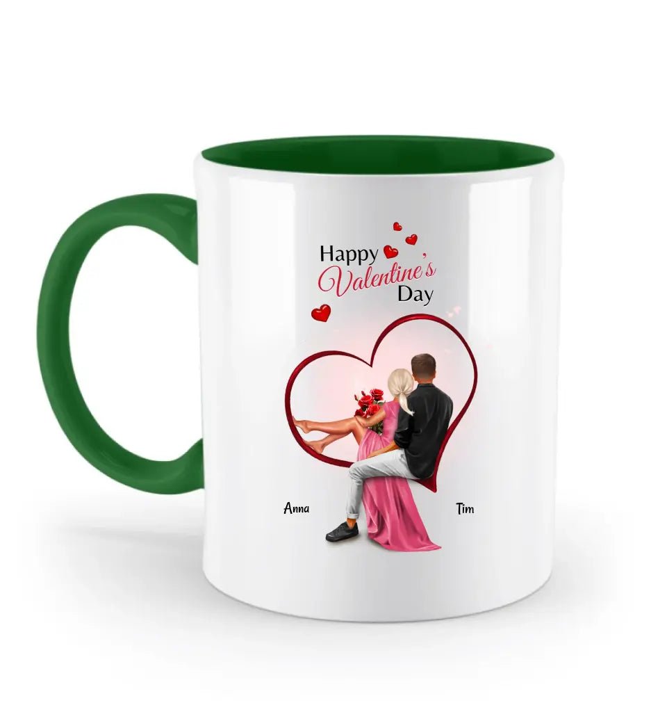 Freundin Valentinstag Tasse Geschenk personalisiert - Cantty