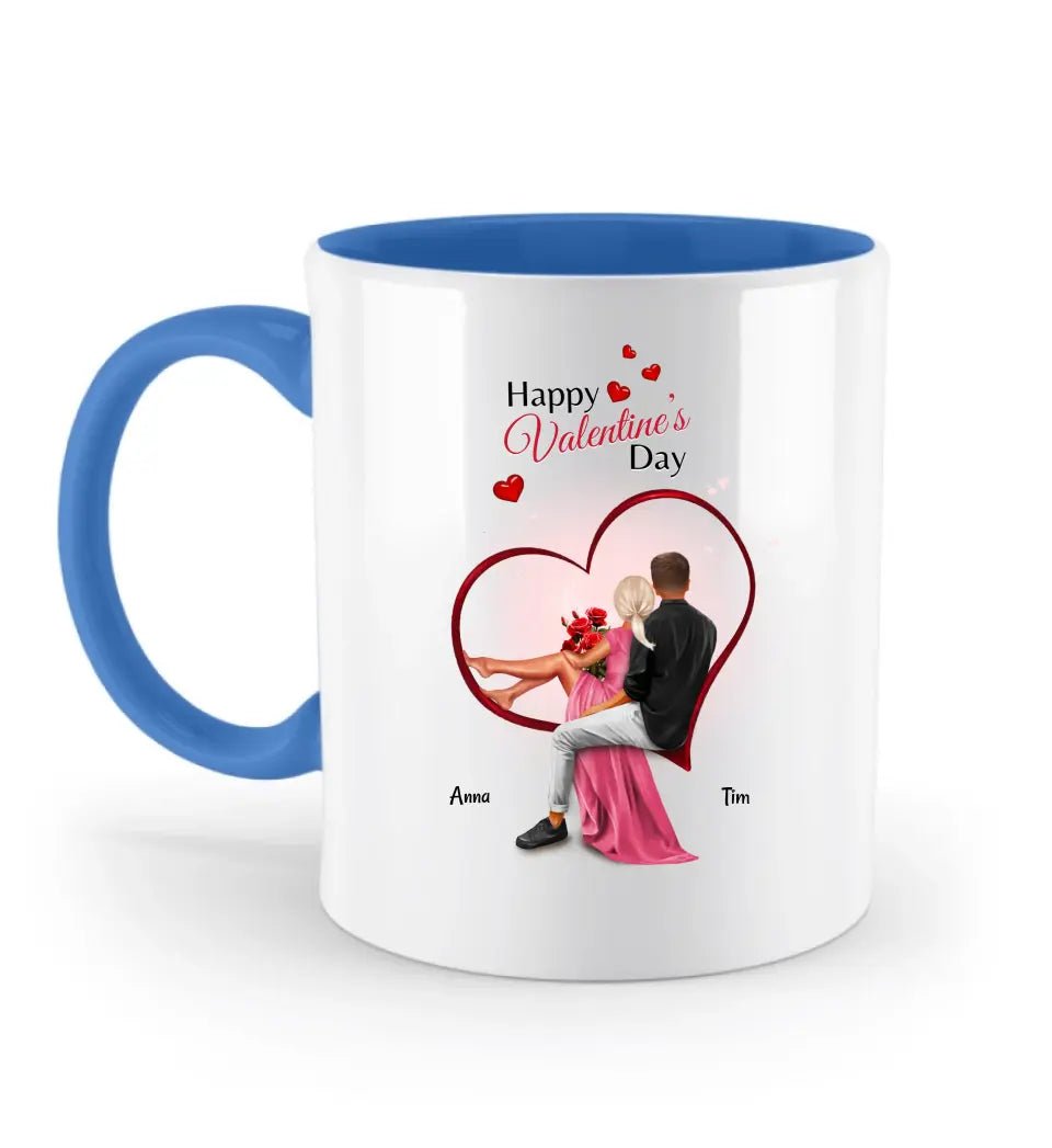 Freundin Valentinstag Tasse Geschenk personalisiert - Cantty
