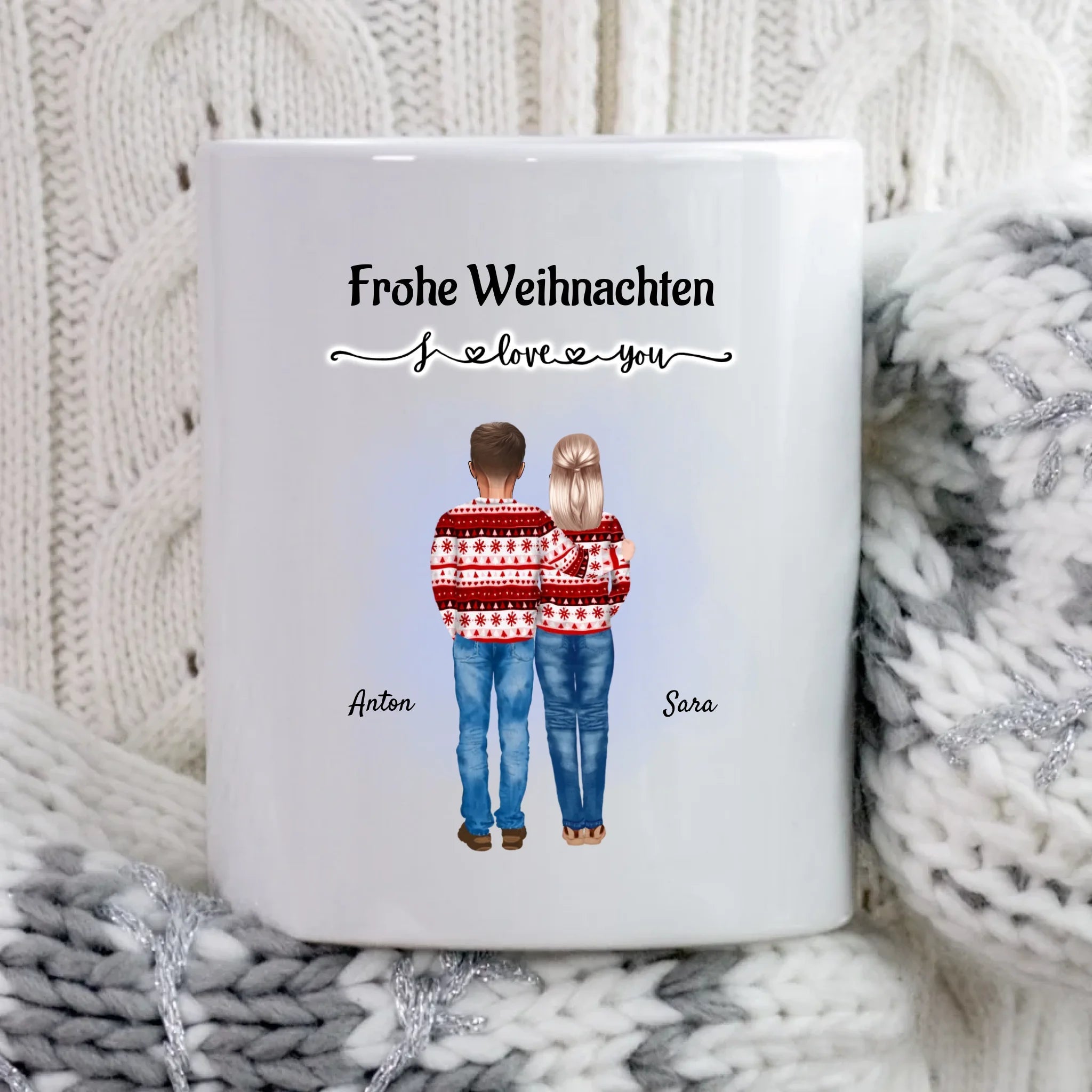Frohe Weihnachten Tasse Oama Opa Geschenk - Cantty