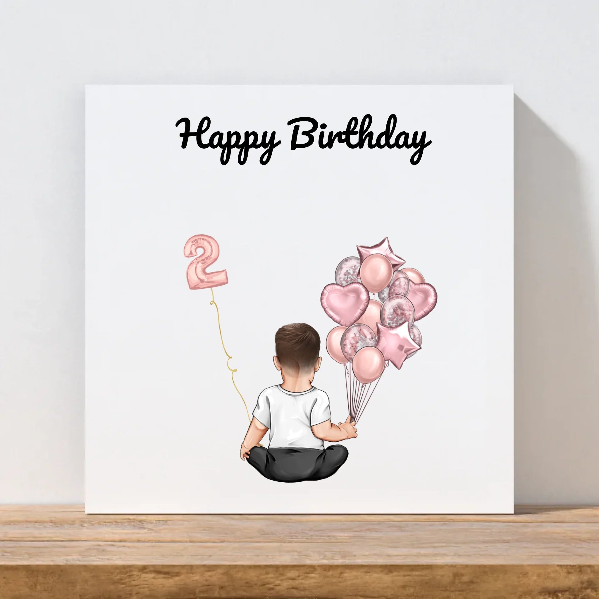 Gastgeschenk 2. Geburtstag Junge Leinwandbild - Cantty