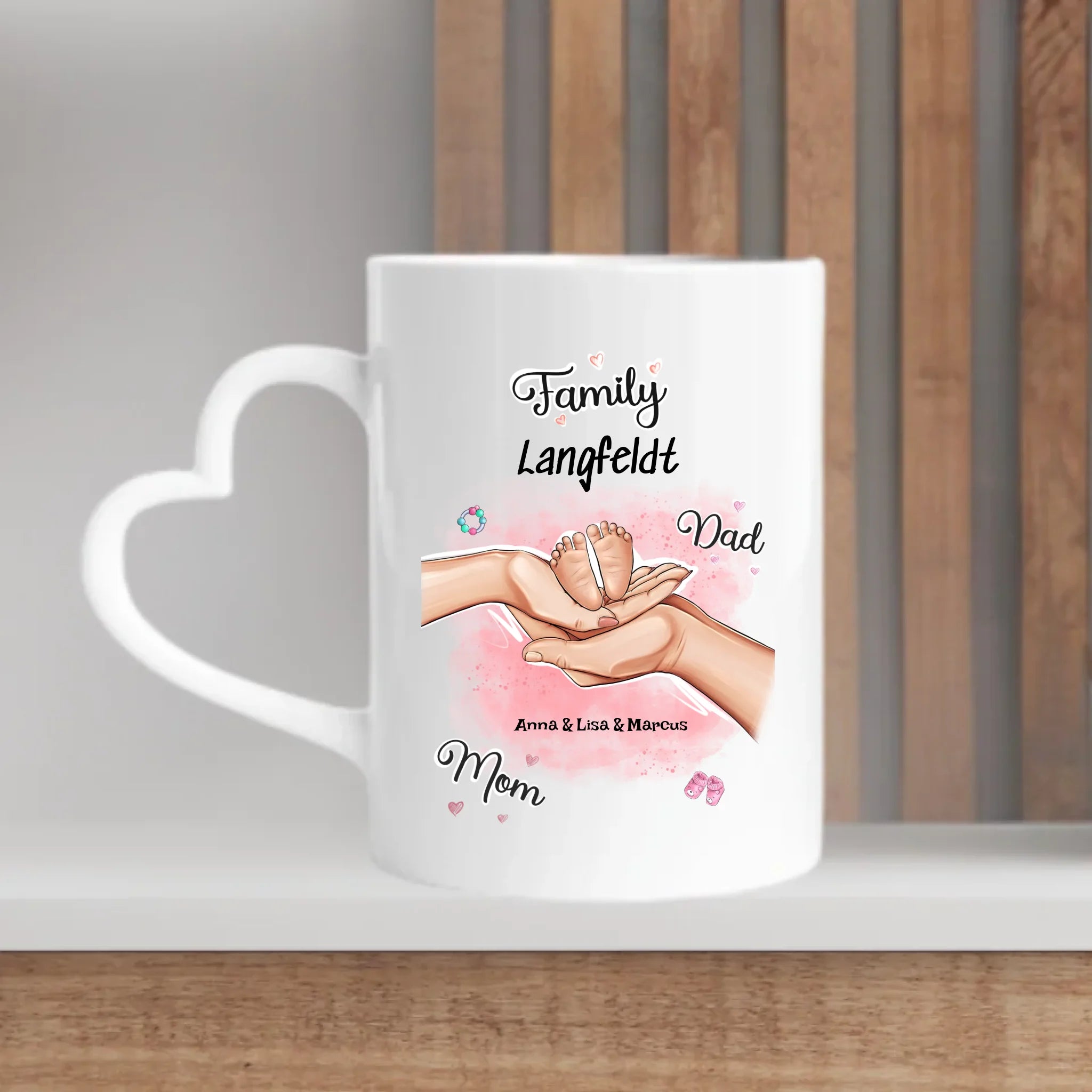 Geburt Baby Junge Mädchen Tasse Geschenk personalisiert - Cantty