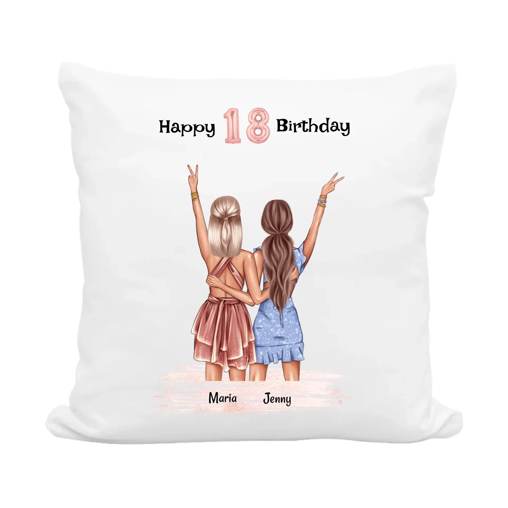 Geburtstagsgeschenk für beste Freundin Kissen - Cantty