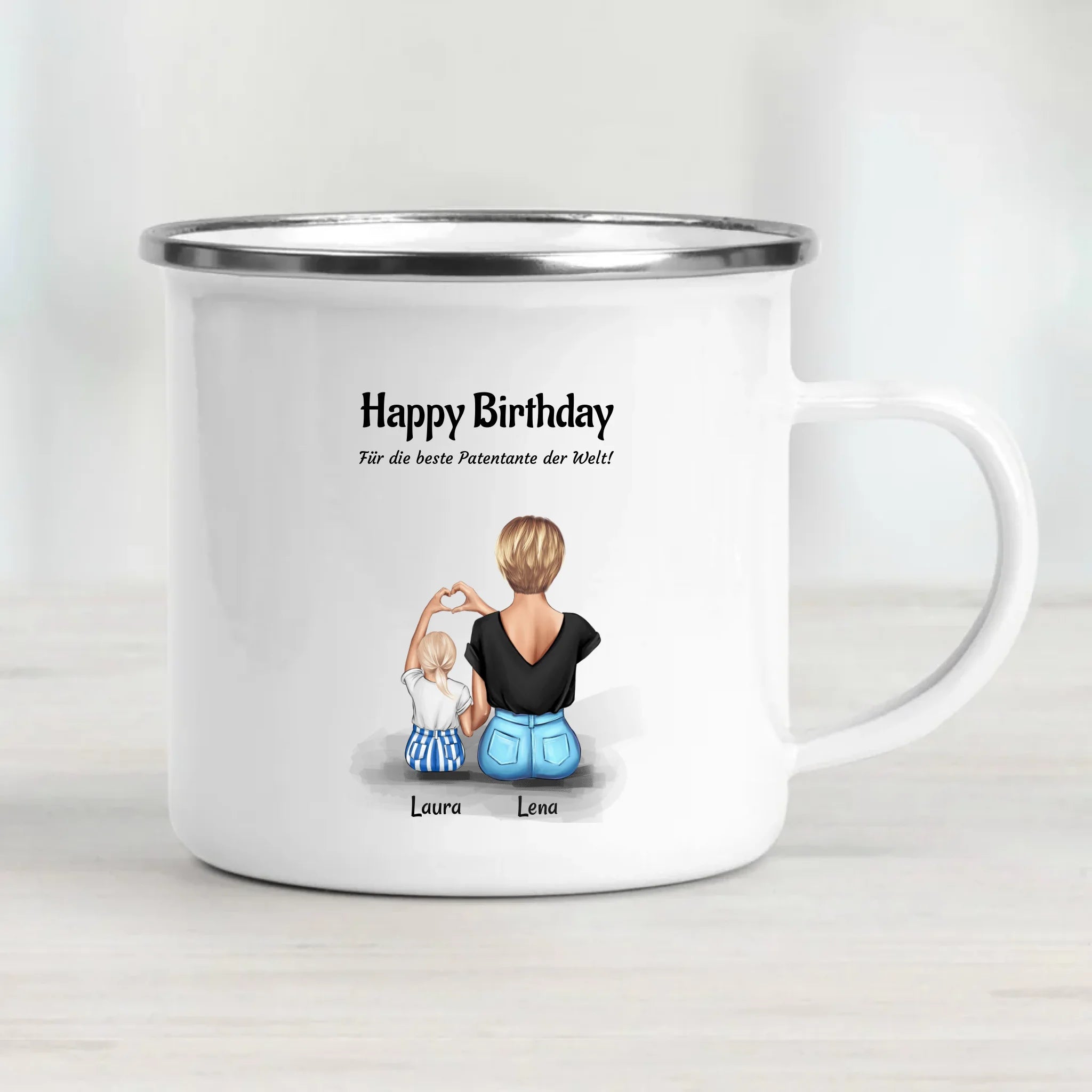 Geburtstagsgeschenk für Patentante individuelle Tasse - Cantty