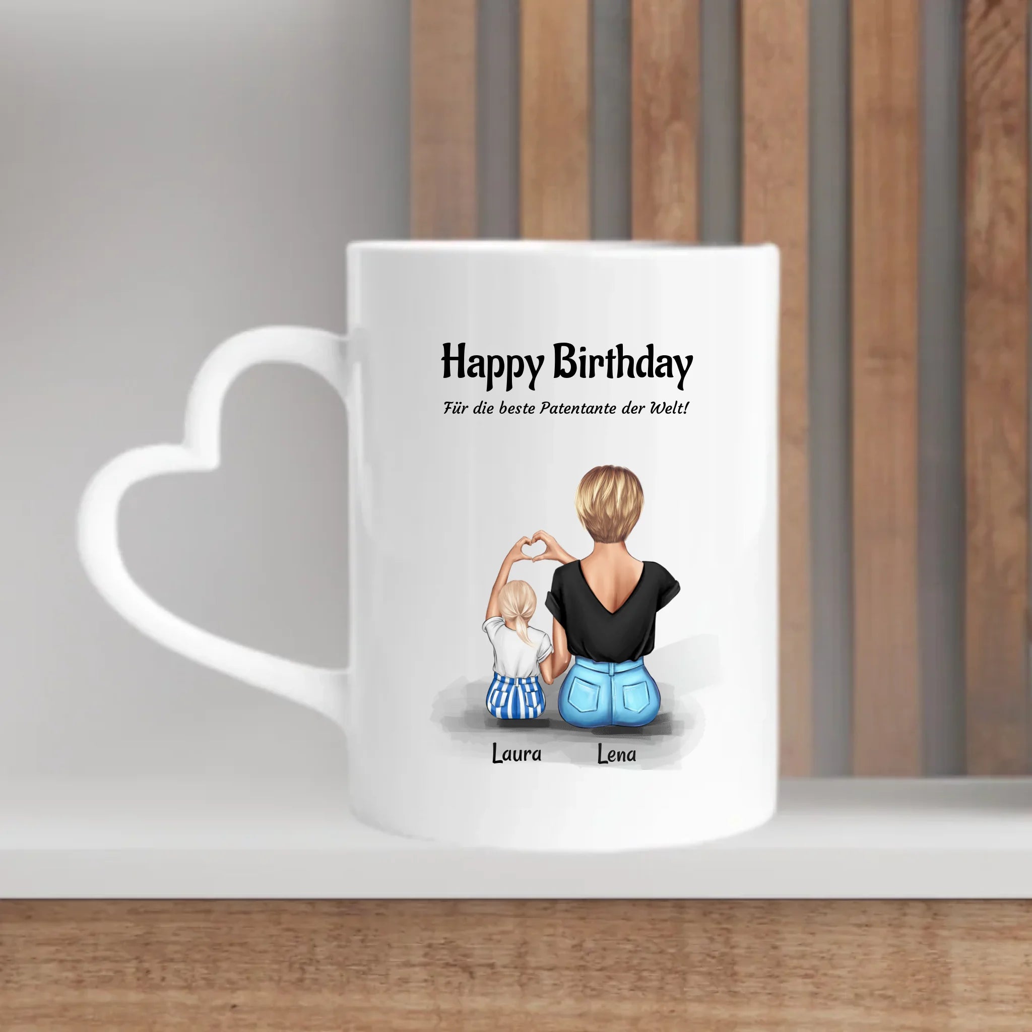 Geburtstagsgeschenk für Patentante individuelle Tasse - Cantty