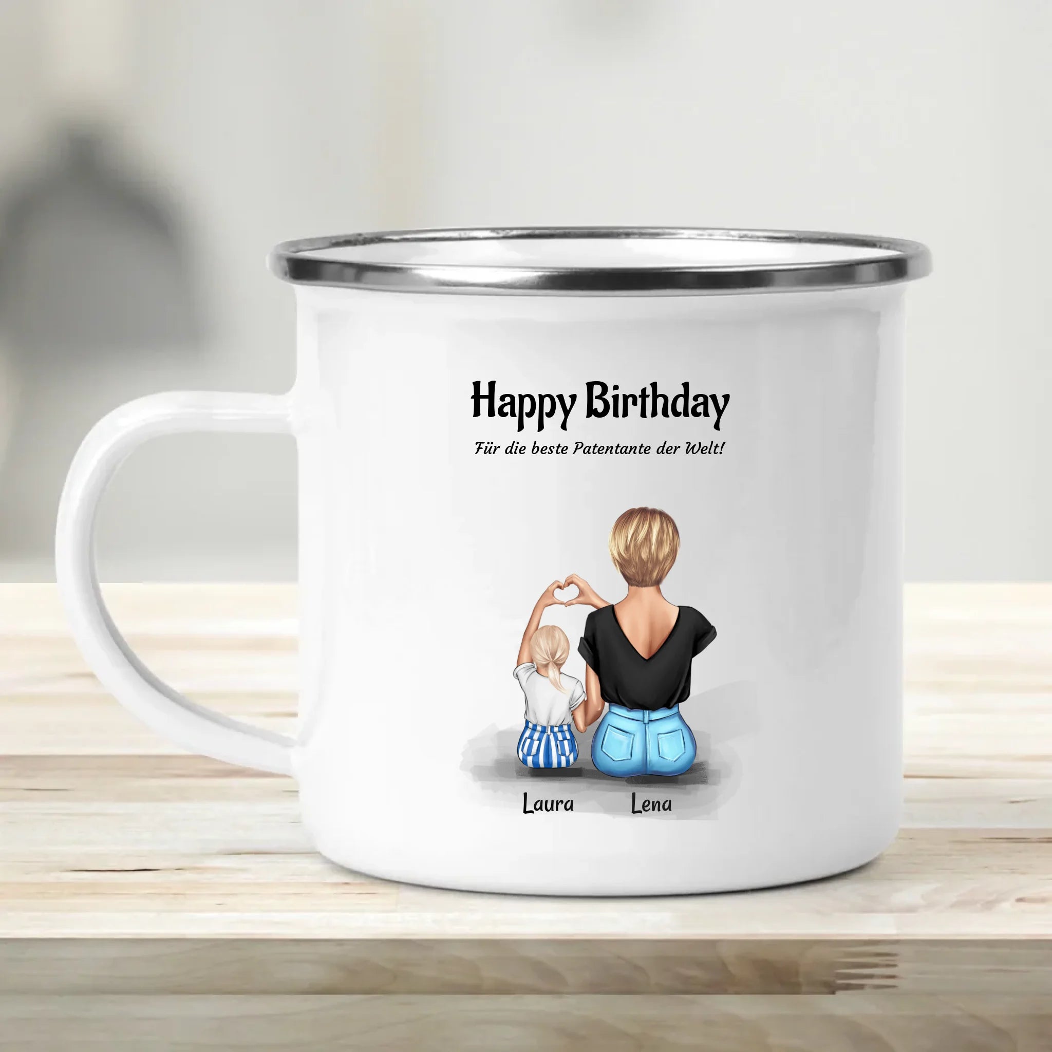 Geburtstagsgeschenk für Patentante individuelle Tasse - Cantty