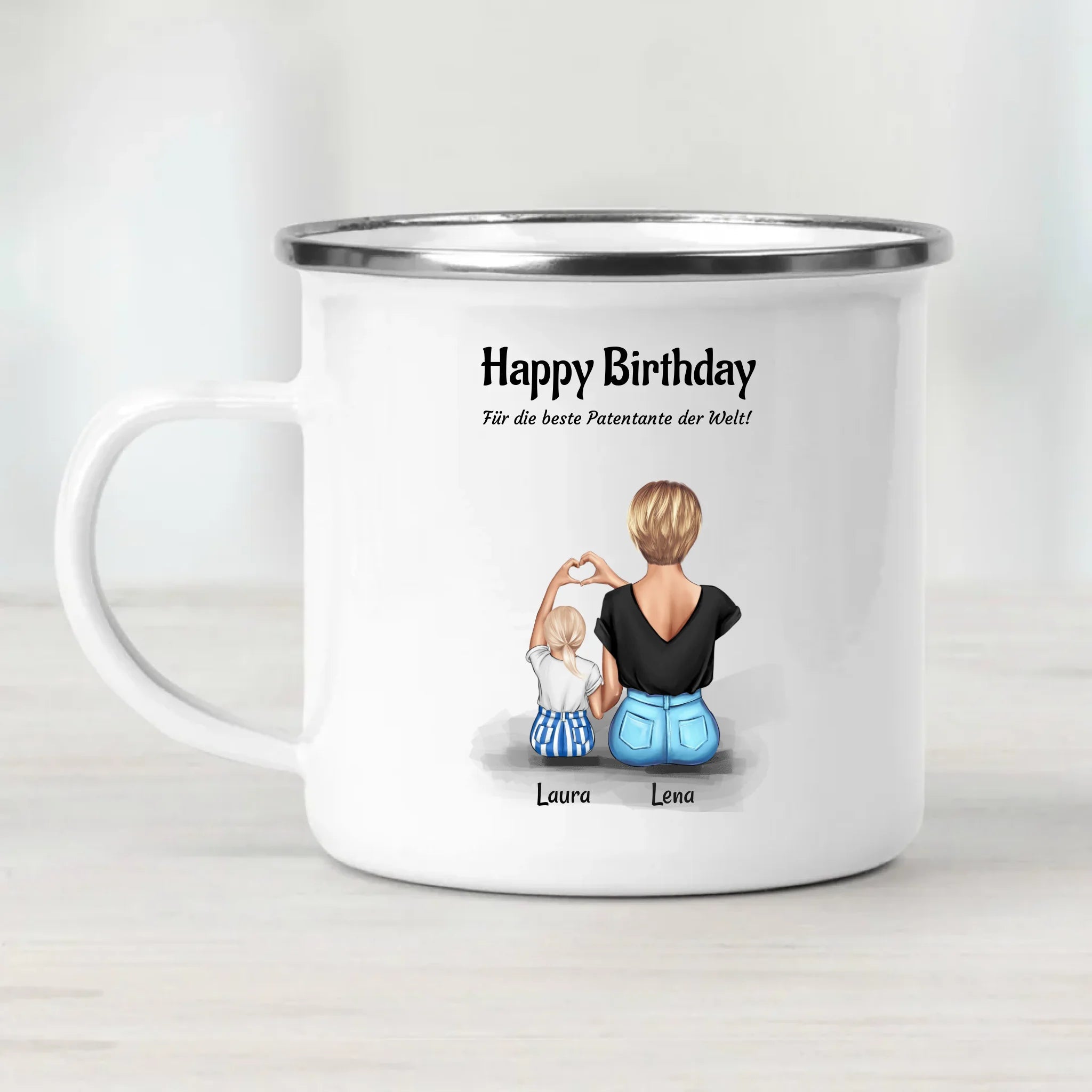 Geburtstagsgeschenk für Patentante individuelle Tasse - Cantty