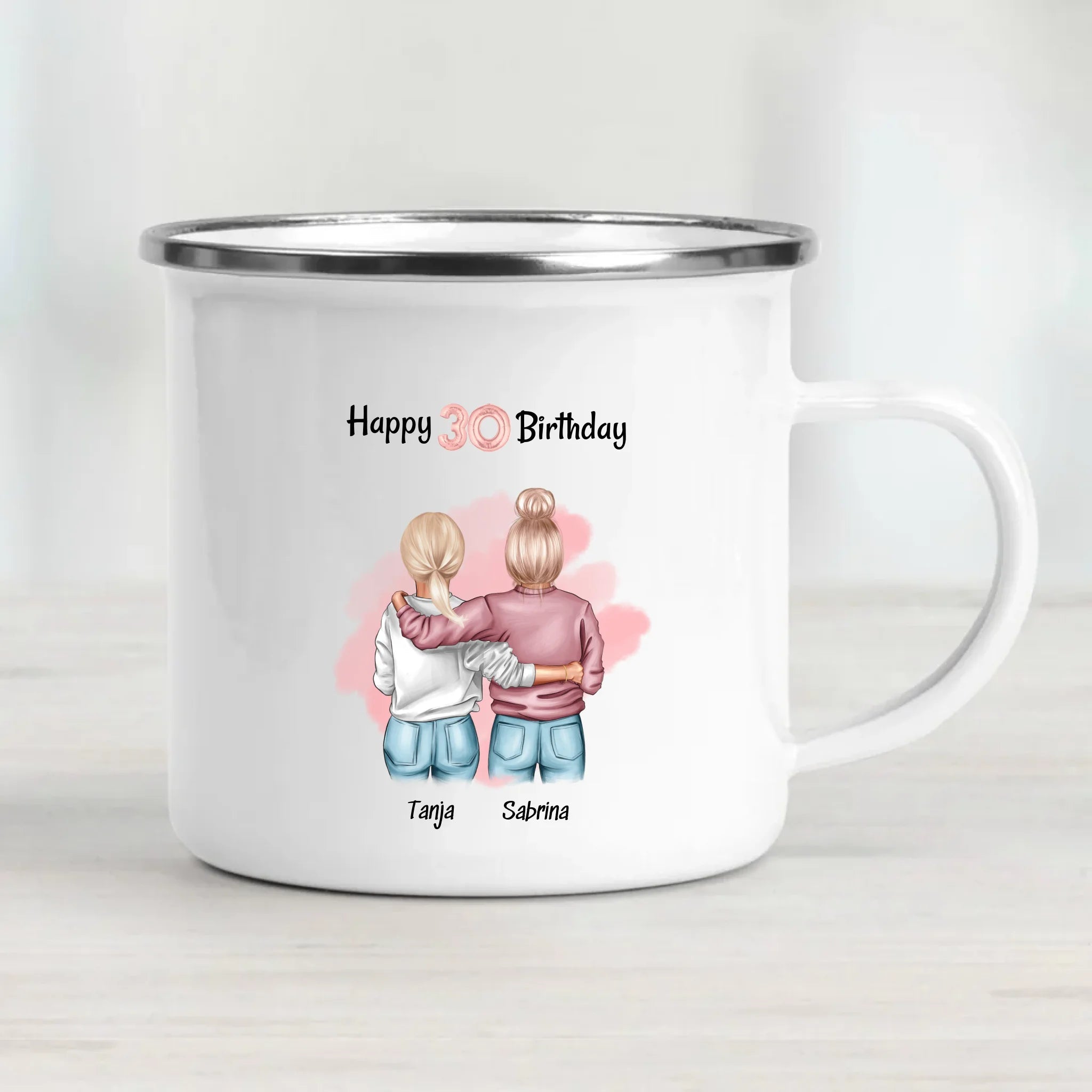 Geschenk 30 Geburtstag Beste Freundin Tasse selber gestalten - Cantty