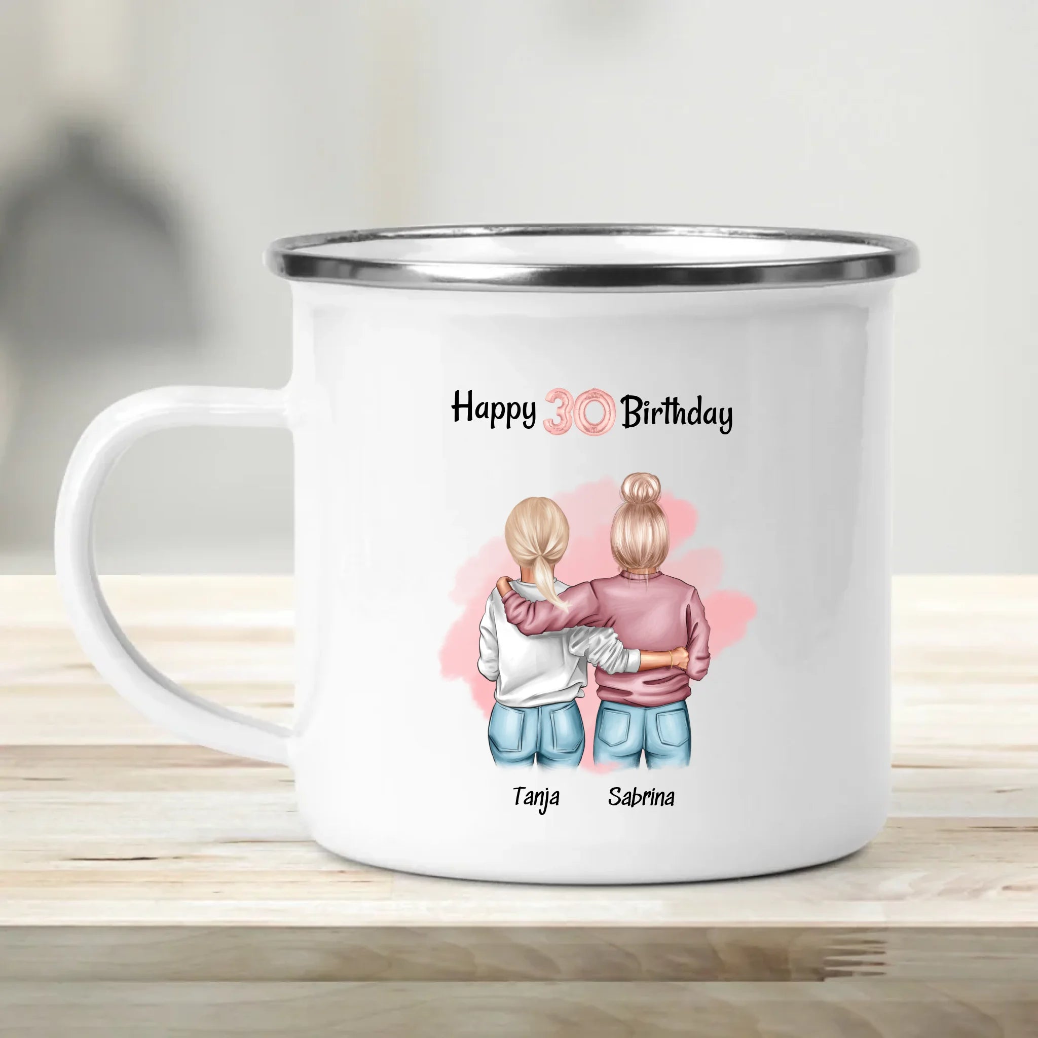 Geschenk 30 Geburtstag Beste Freundin Tasse selber gestalten - Cantty