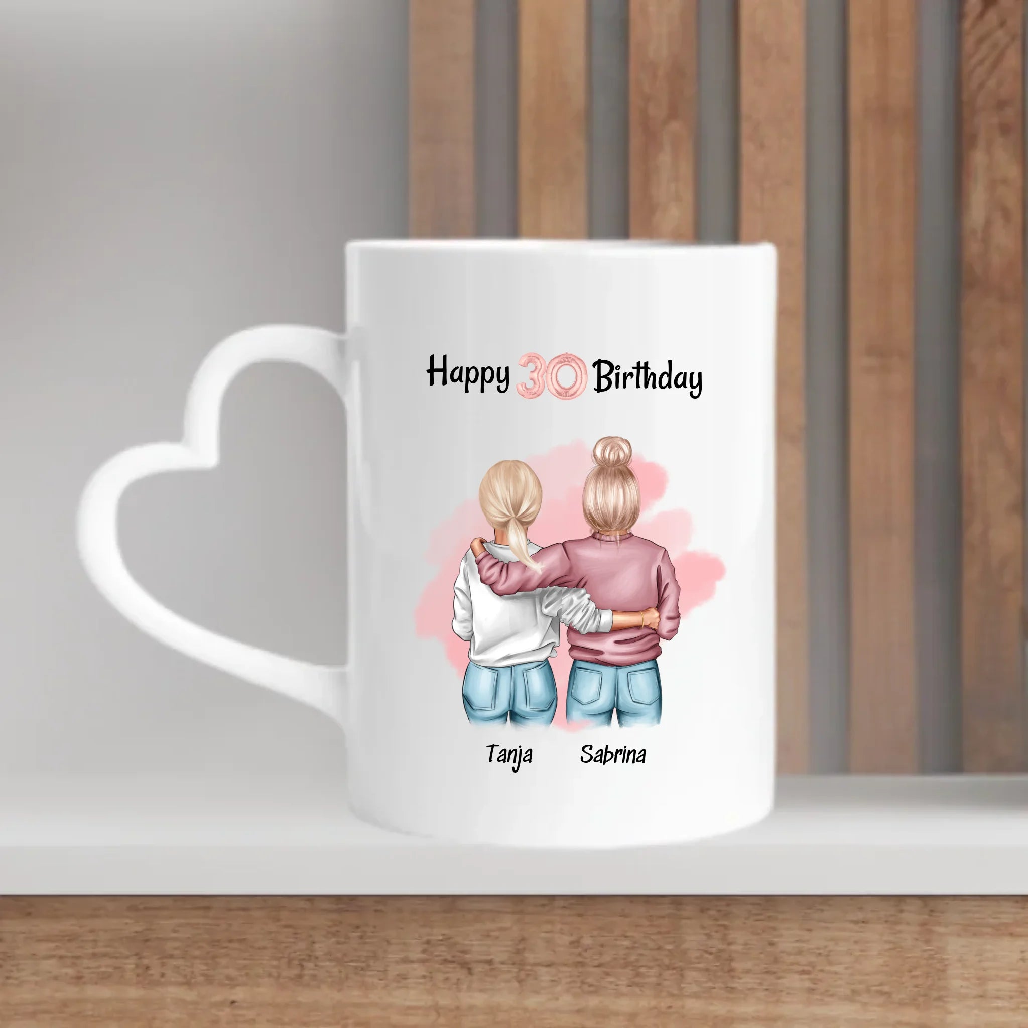 Geschenk 30 Geburtstag Beste Freundin Tasse selber gestalten - Cantty
