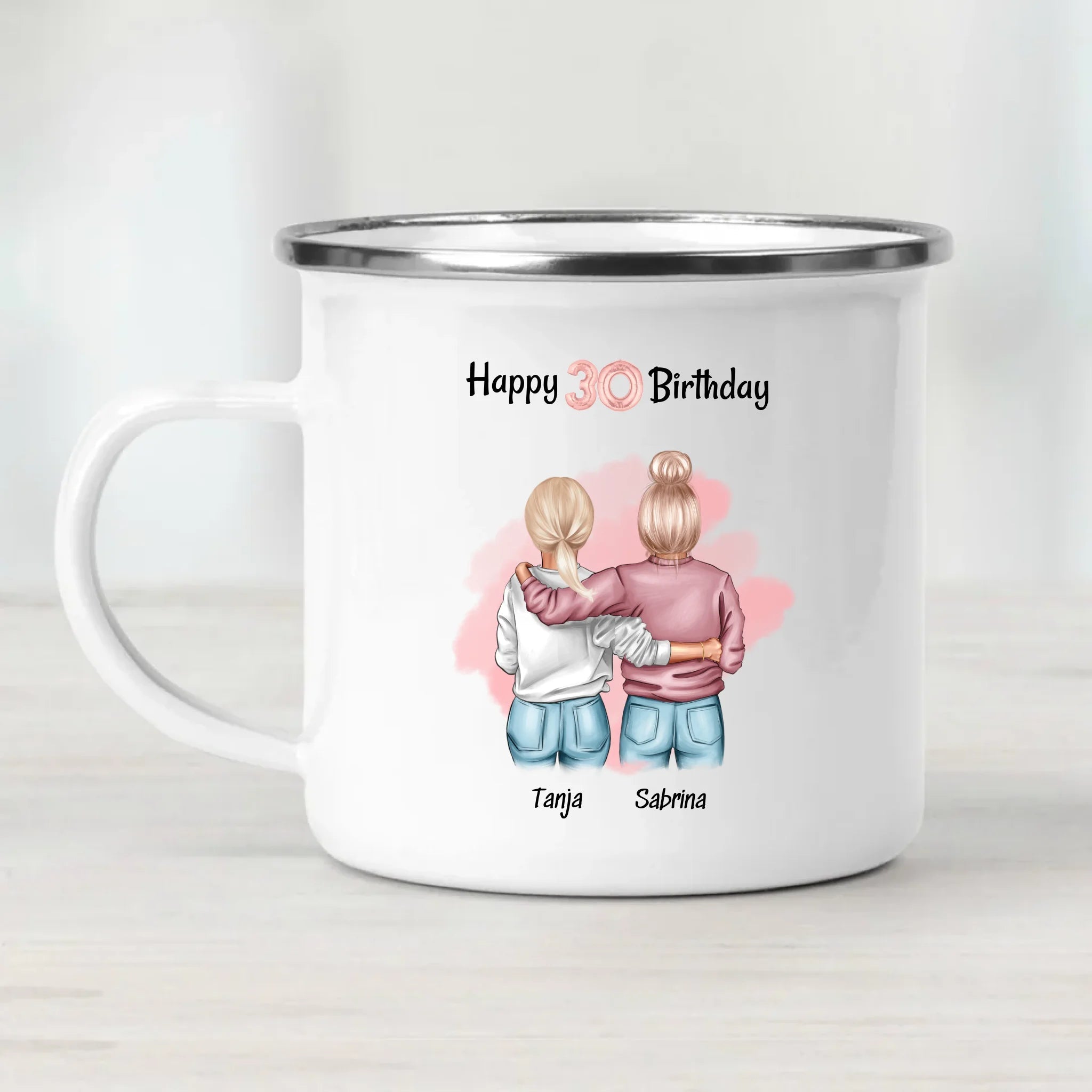 Geschenk 30 Geburtstag Beste Freundin Tasse selber gestalten - Cantty