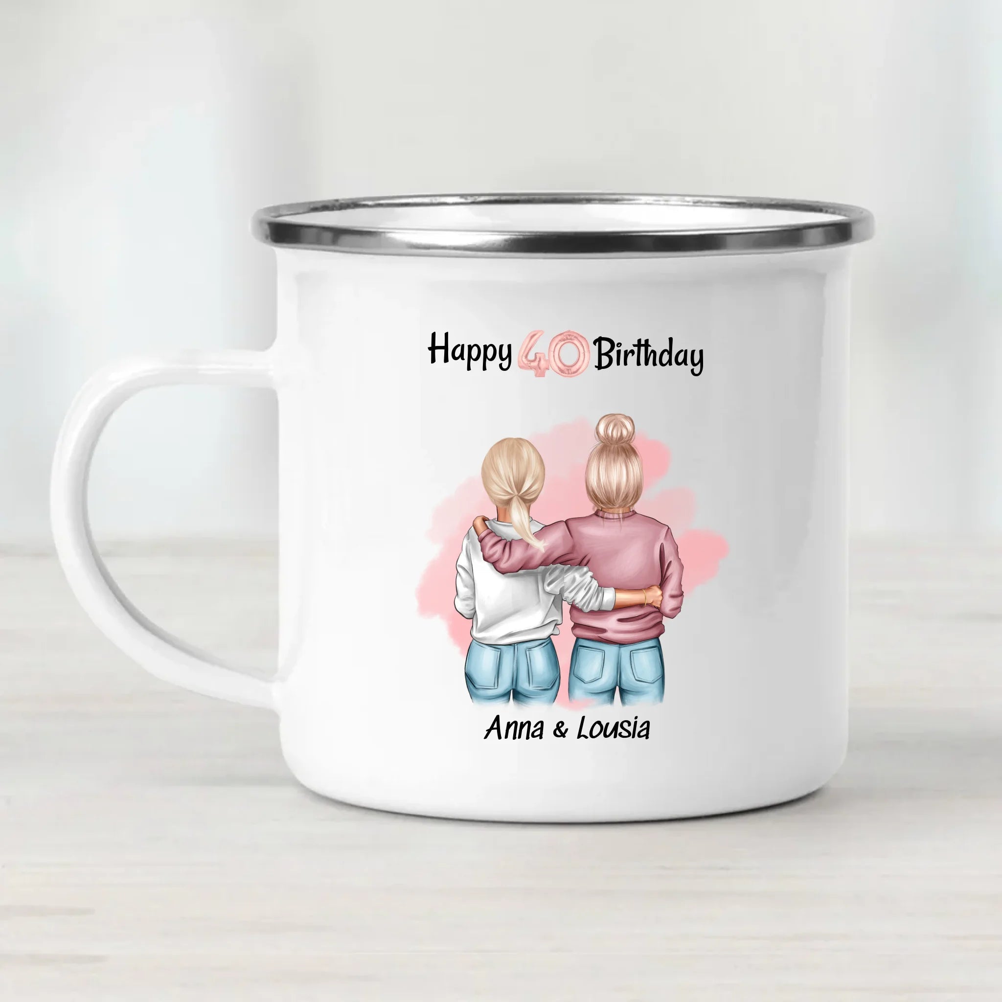 Geschenk 40 Geburtstag beste Freundin Tasse - Cantty