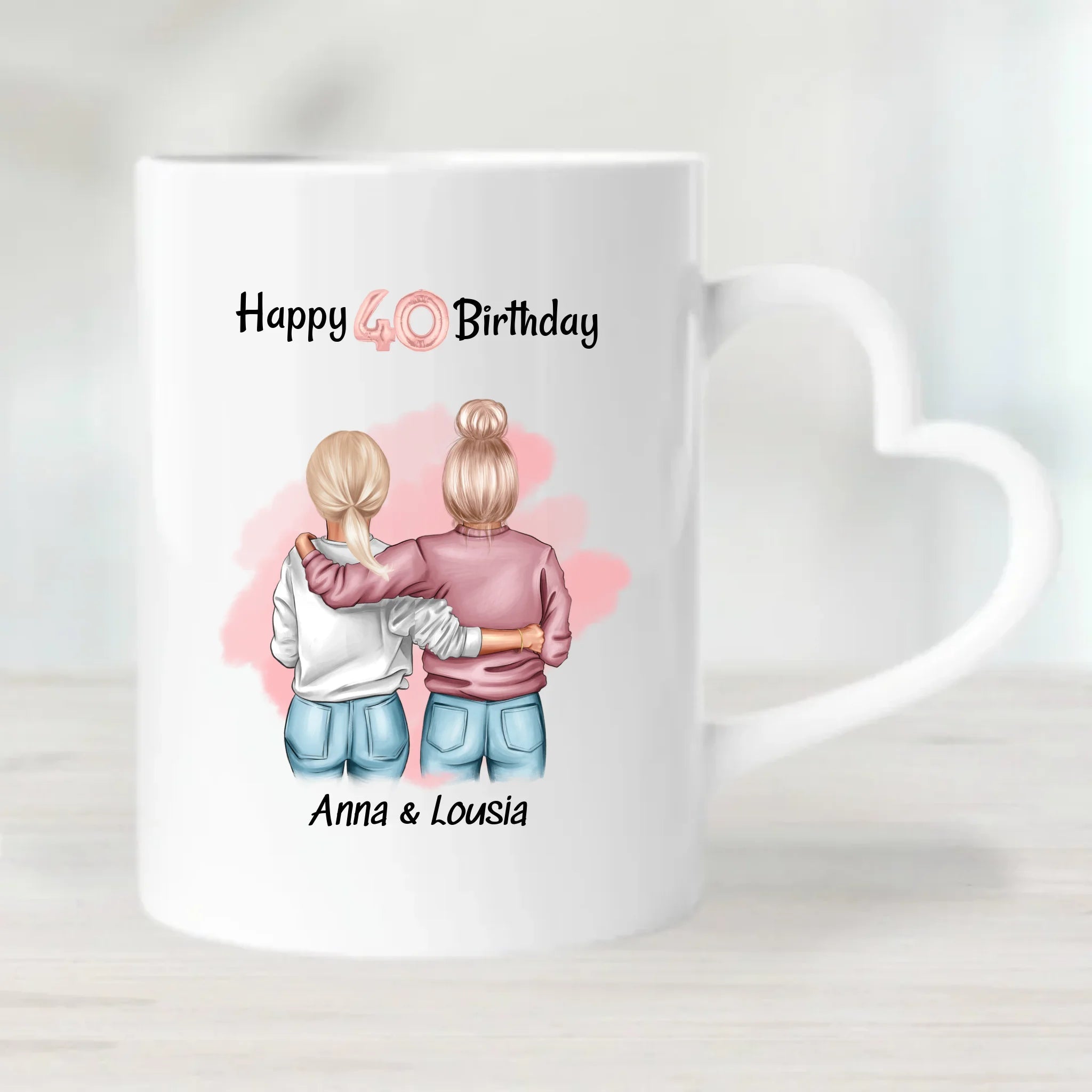 Geschenk 40 Geburtstag beste Freundin Tasse - Cantty