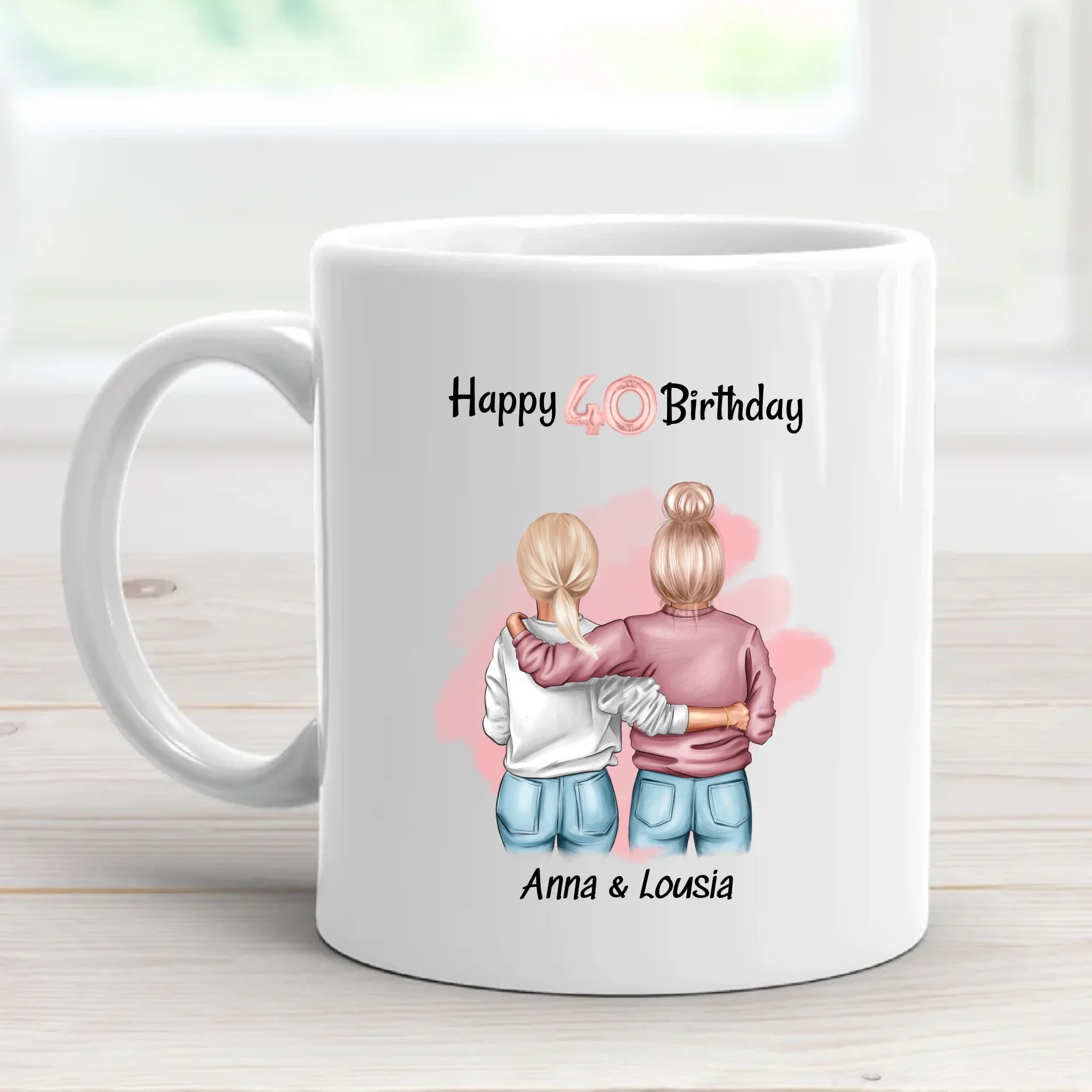 Geschenk 40 Geburtstag beste Freundin Tasse - Cantty