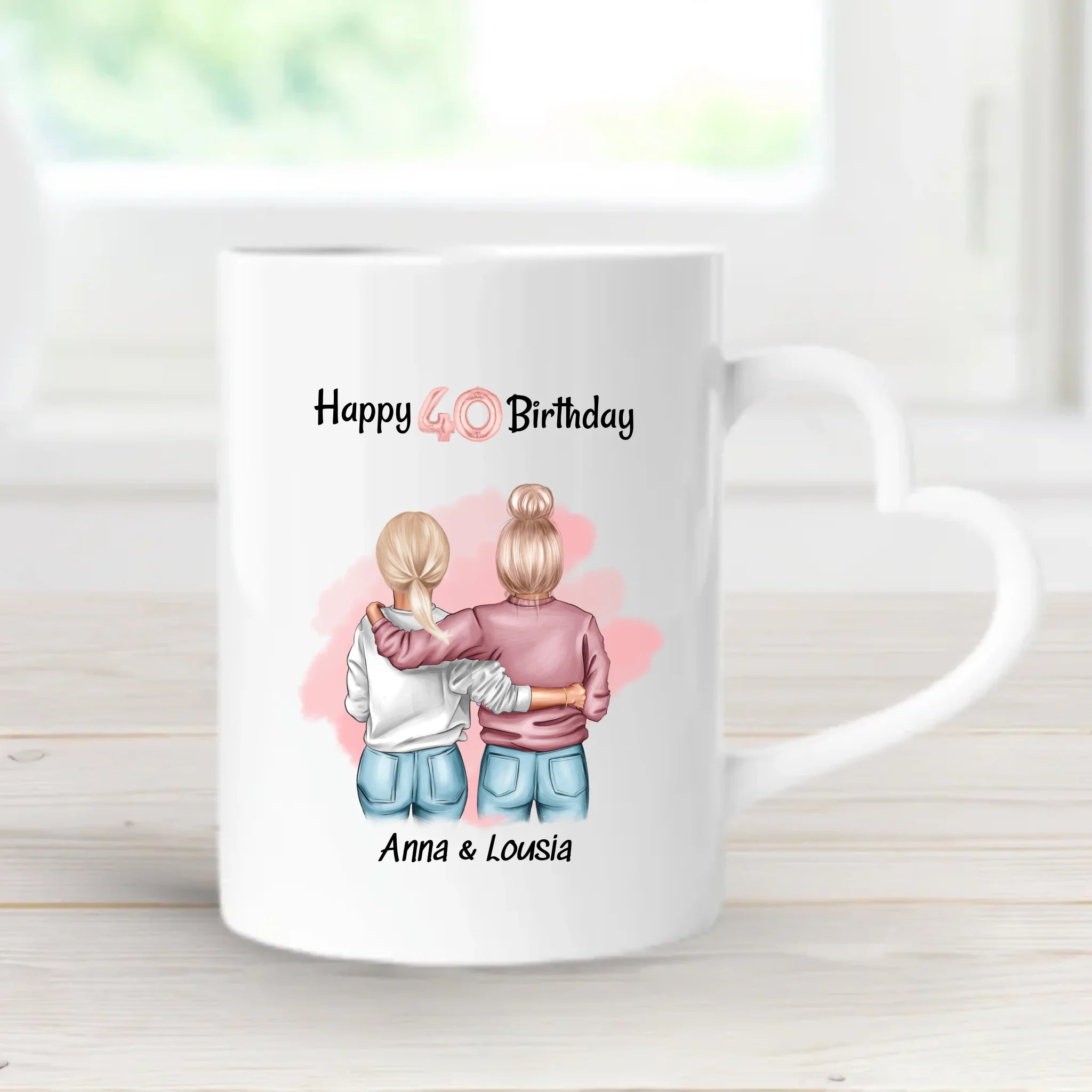 Geschenk 40 Geburtstag beste Freundin Tasse - Cantty