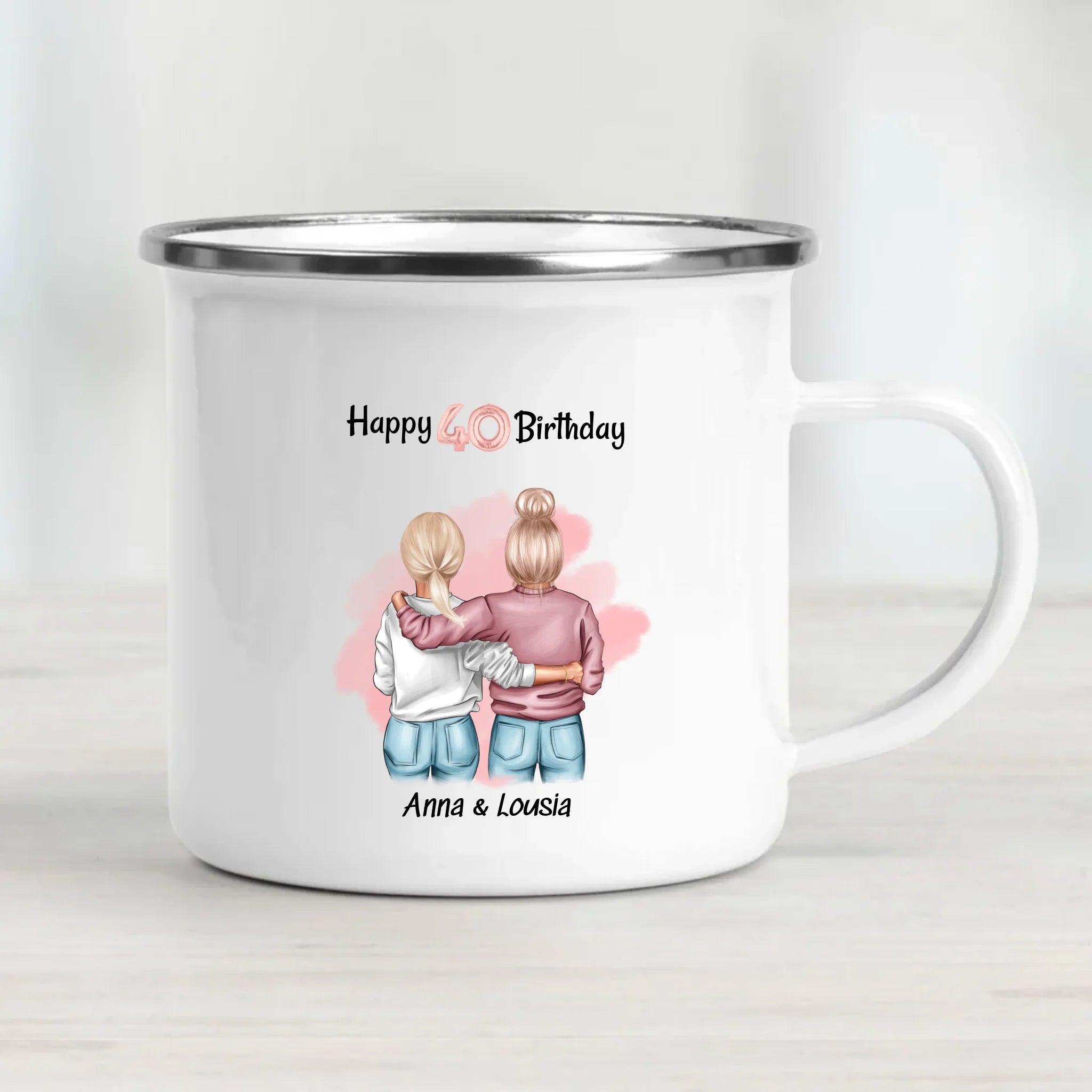Geschenk 40 Geburtstag beste Freundin Tasse - Cantty