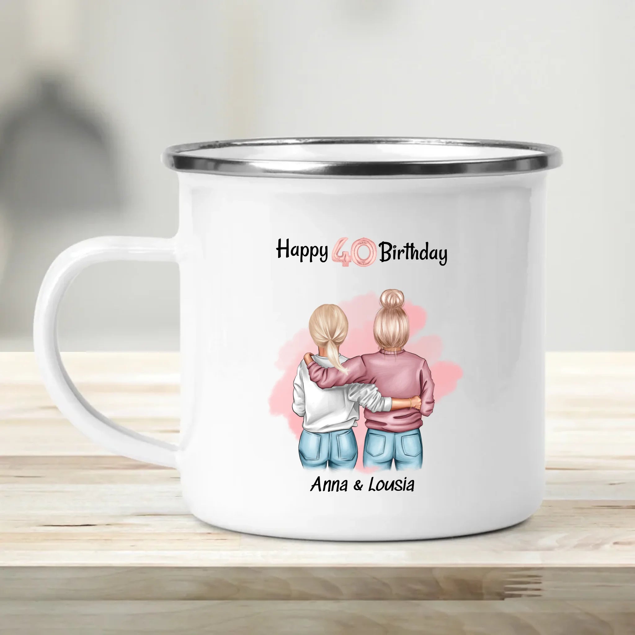 Geschenk 40 Geburtstag beste Freundin Tasse - Cantty