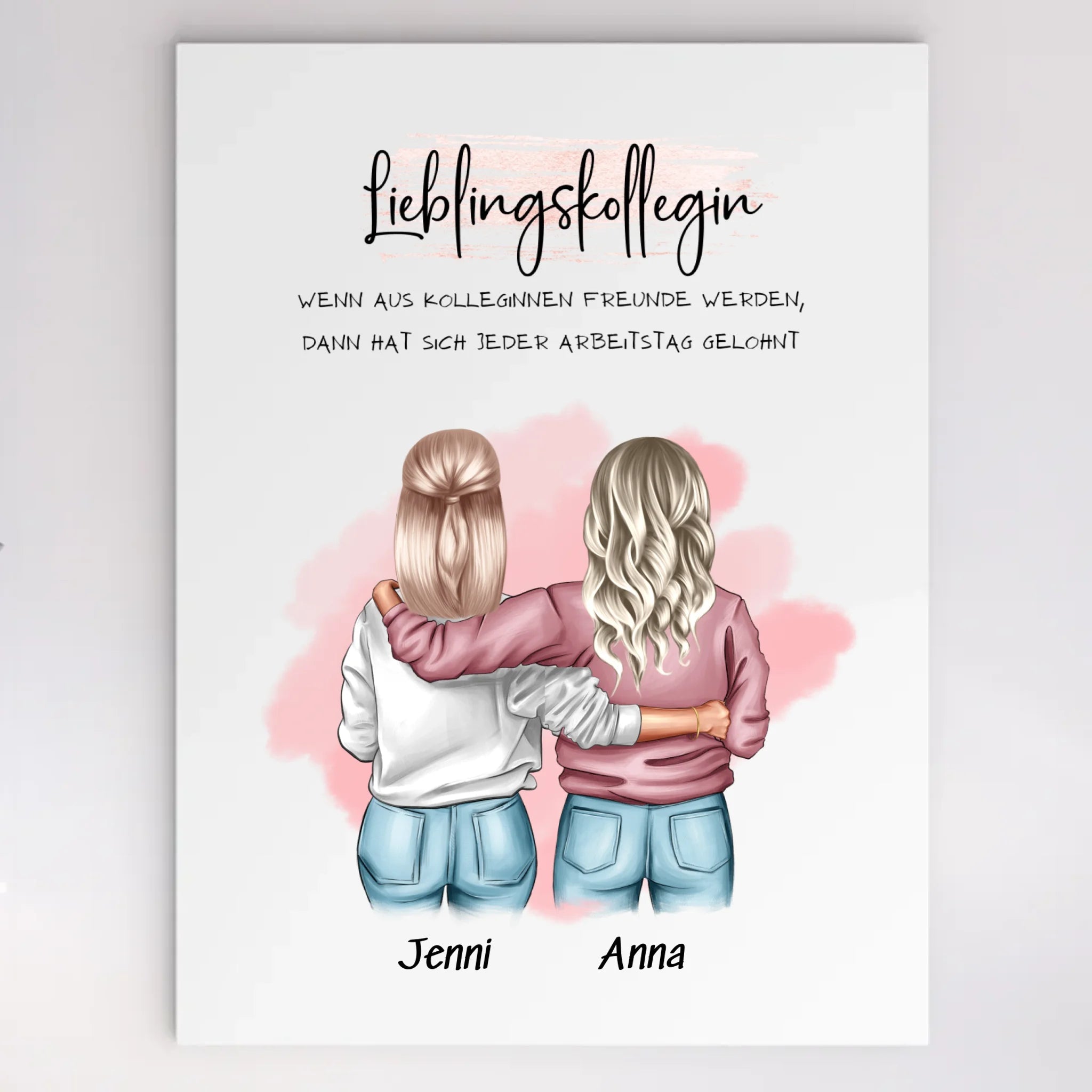 Geschenk Acrylglas Bild für die Lieblingskollegin - Cantty