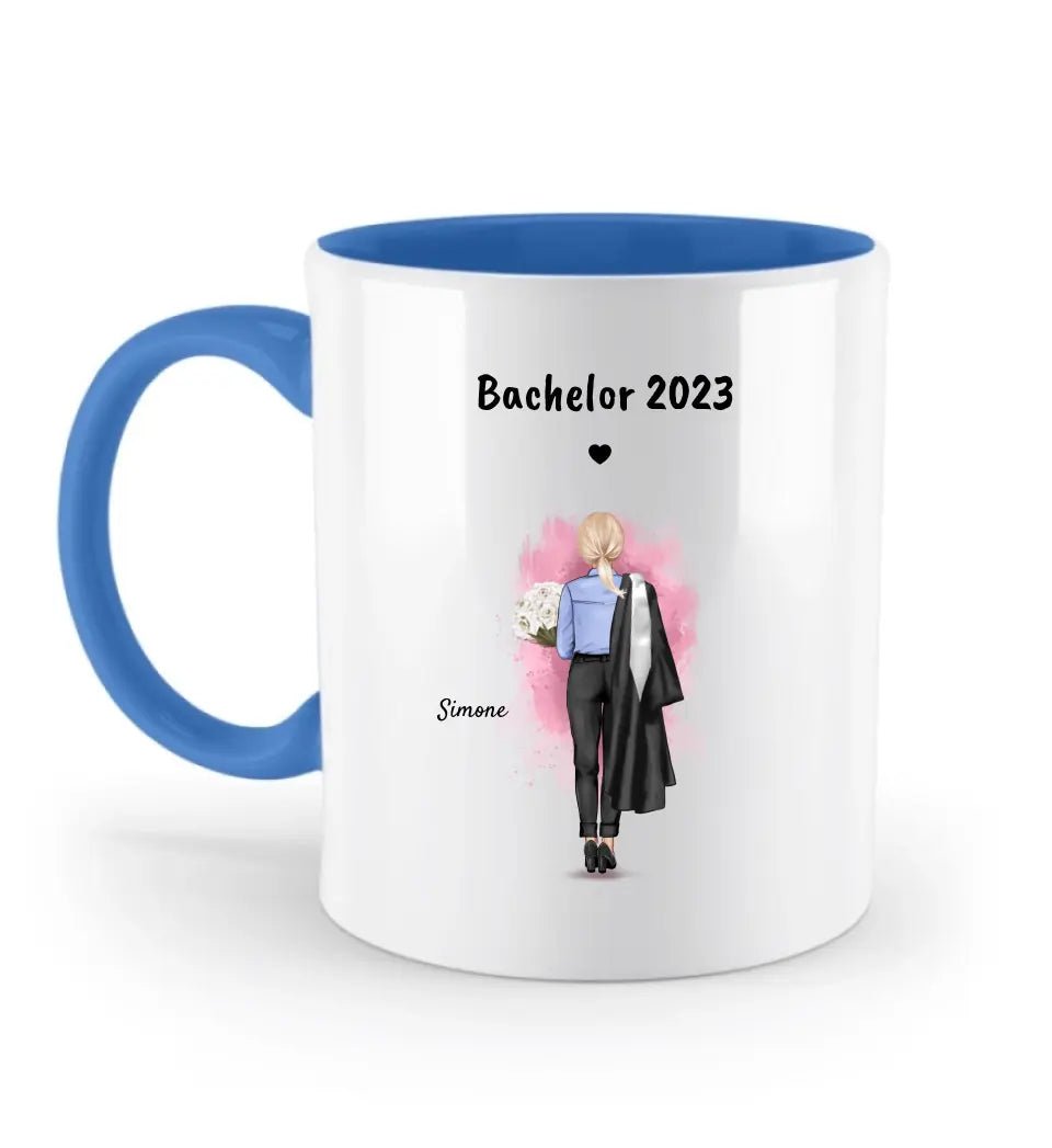 Geschenk Bachelor Abschluss personalisierte Tasse - Cantty