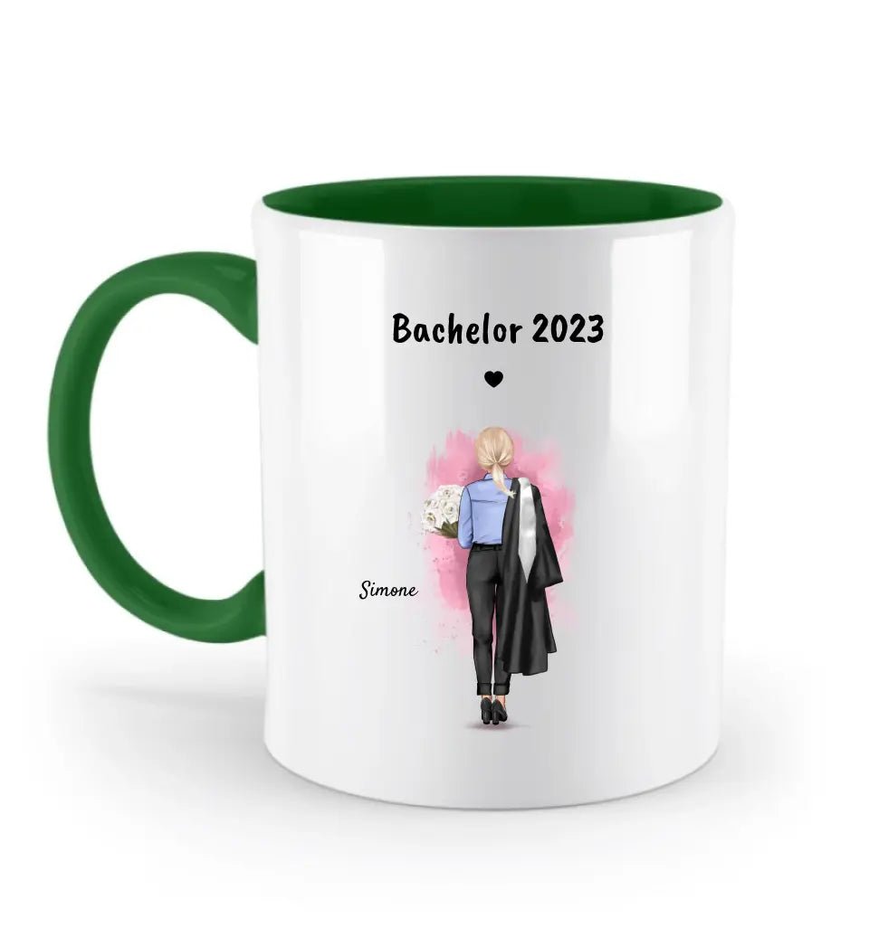 Geschenk Bachelor Abschluss personalisierte Tasse - Cantty