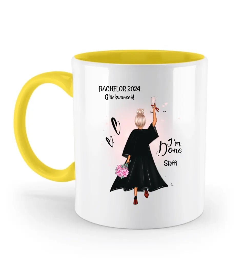 Geschenk Bachelor Tasse für Mädchen - Cantty