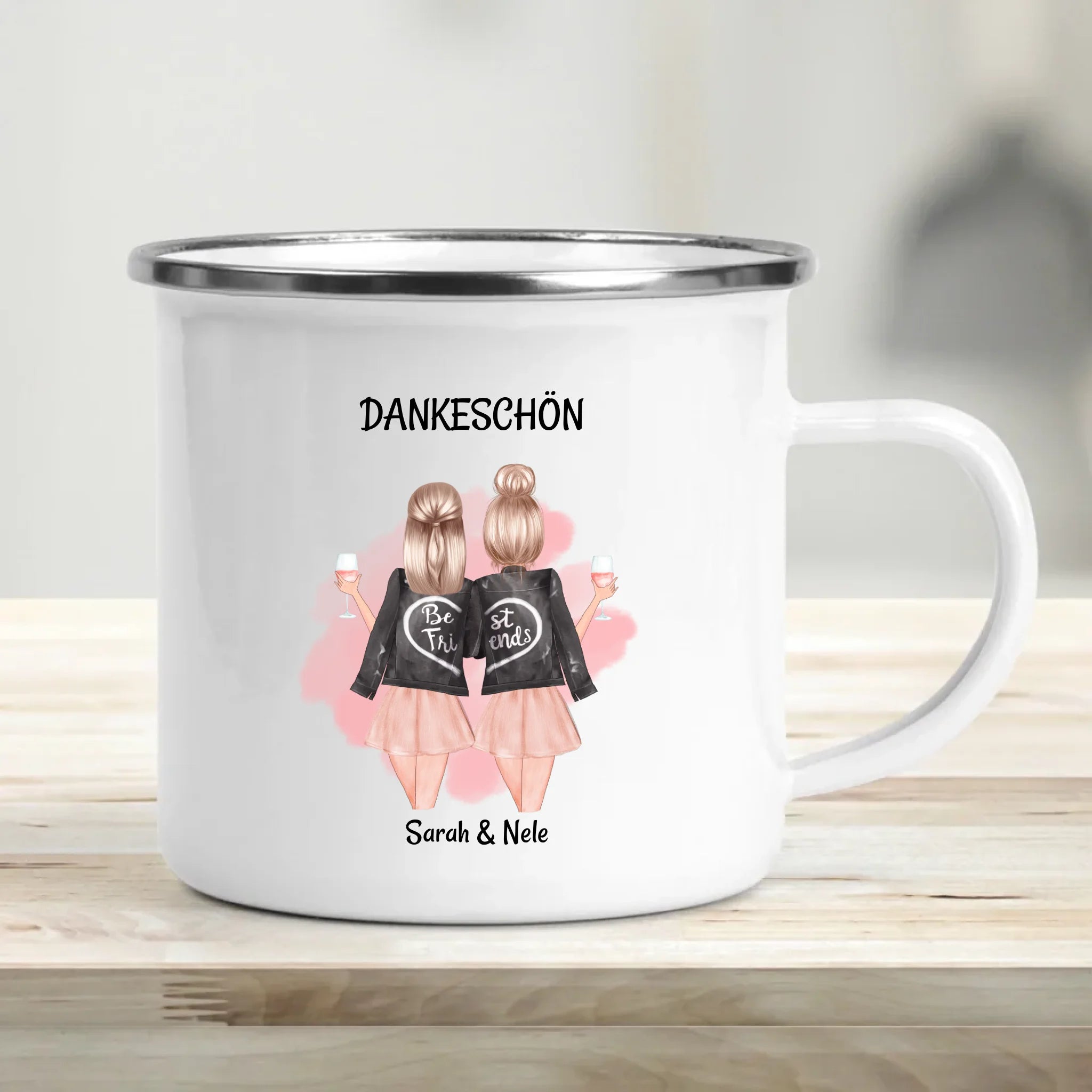 Geschenk Dankeschön Tasse für beste Freundin - Cantty