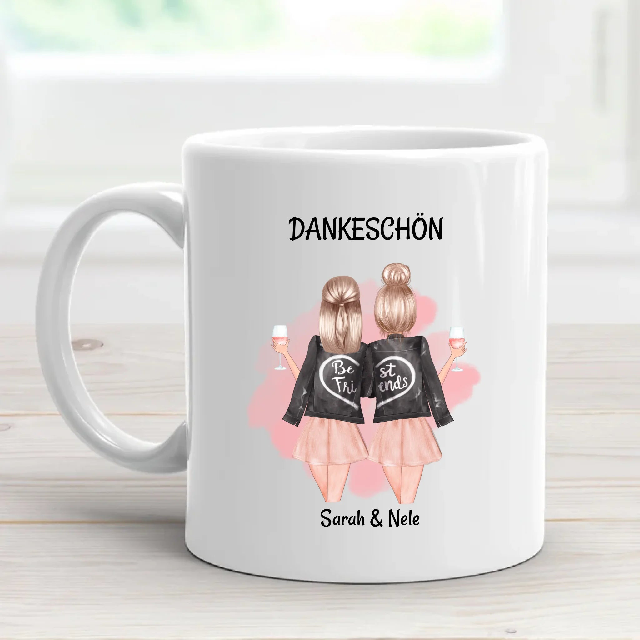 Geschenk Dankeschön Tasse für beste Freundin - Cantty