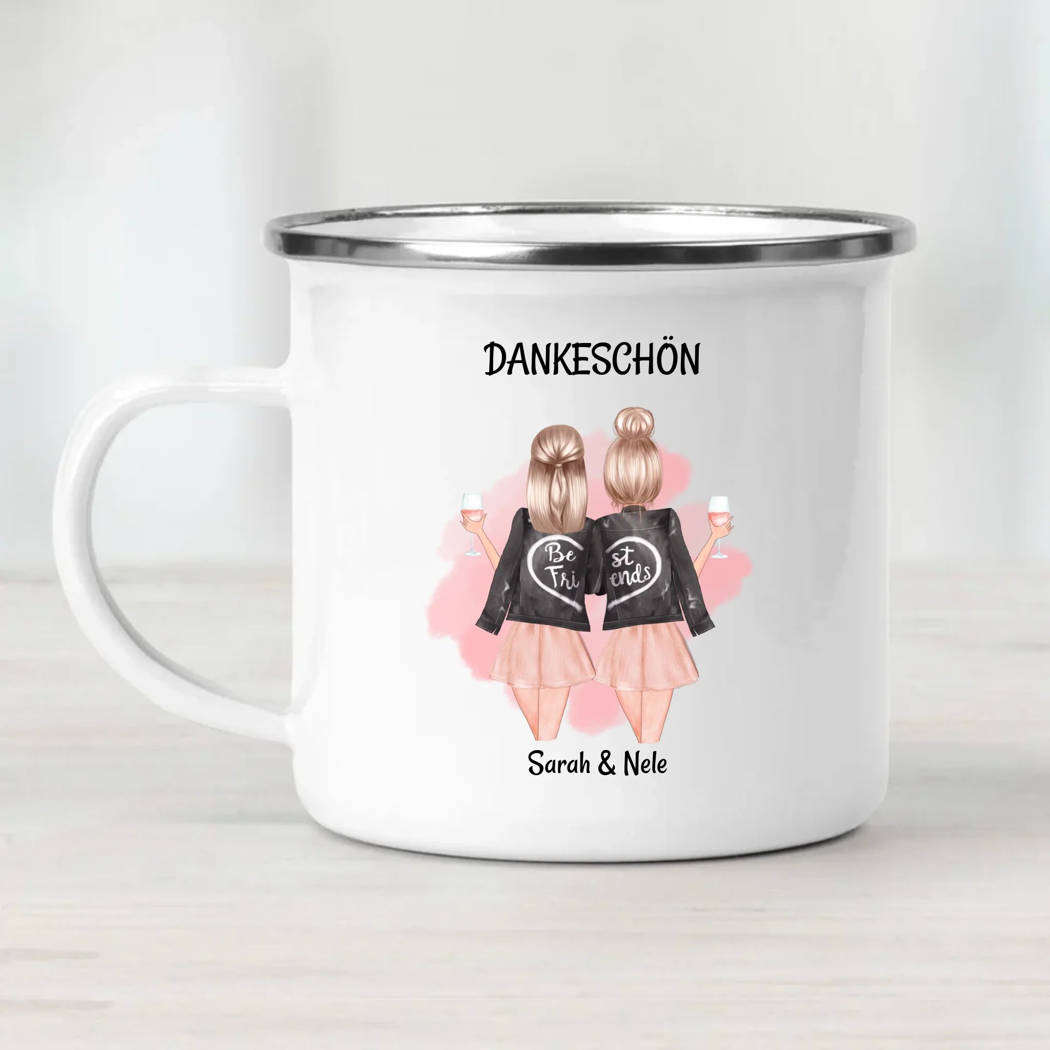 Geschenk Dankeschön Tasse für beste Freundin - Cantty