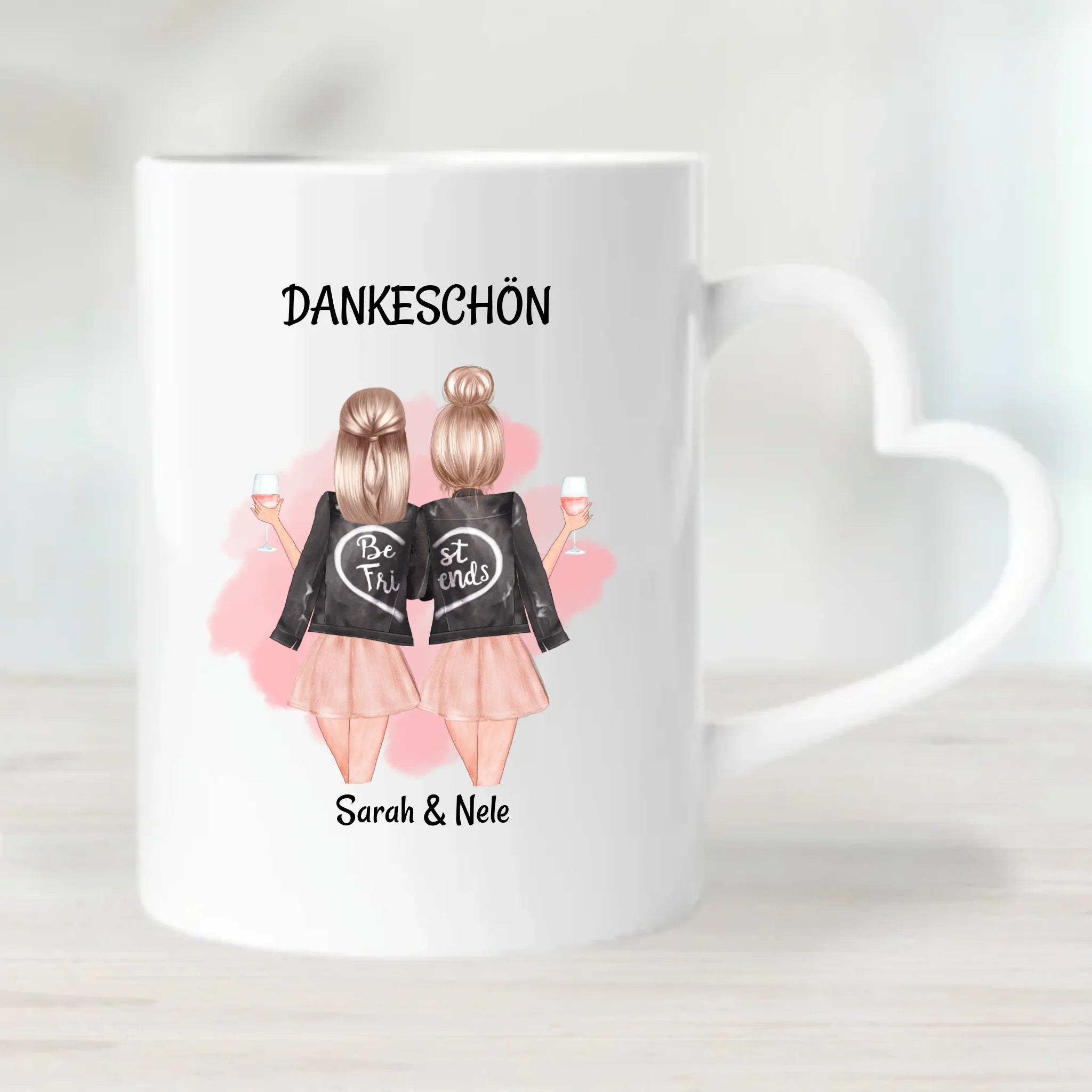 Geschenk Dankeschön Tasse für beste Freundin - Cantty