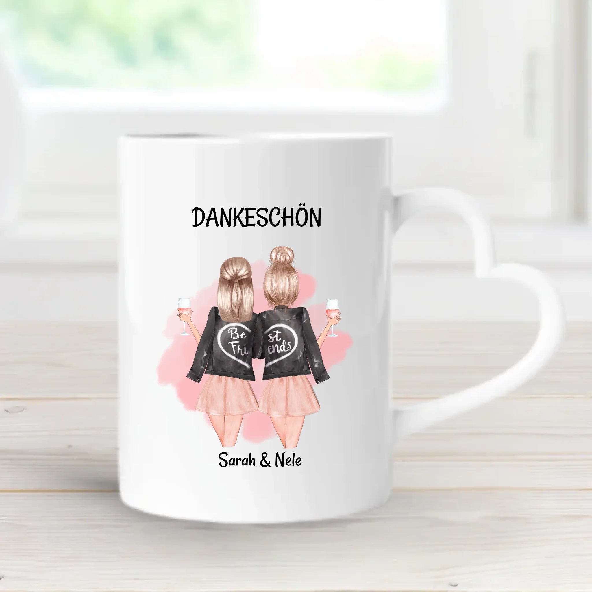 Geschenk Dankeschön Tasse für beste Freundin - Cantty