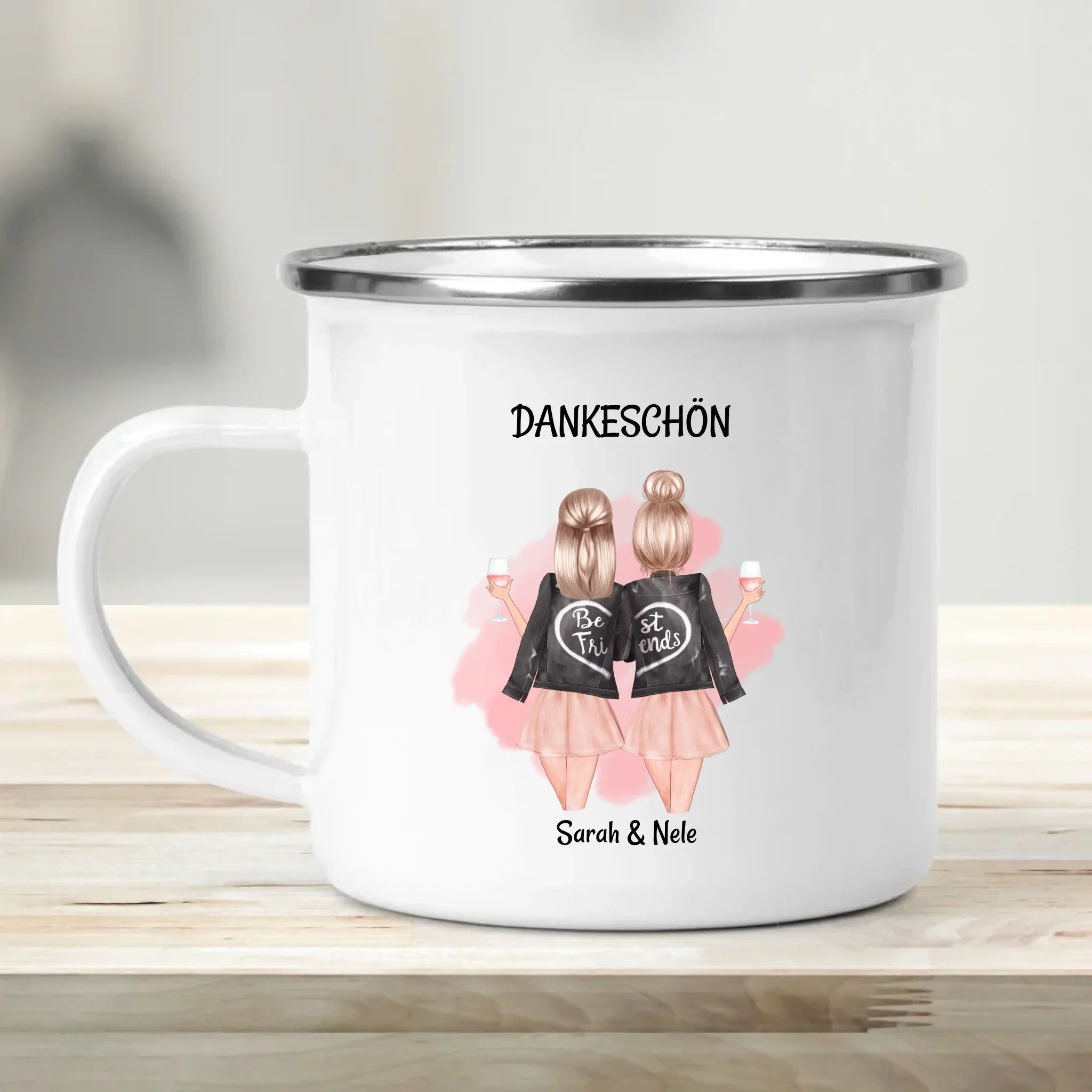 Geschenk Dankeschön Tasse für beste Freundin - Cantty