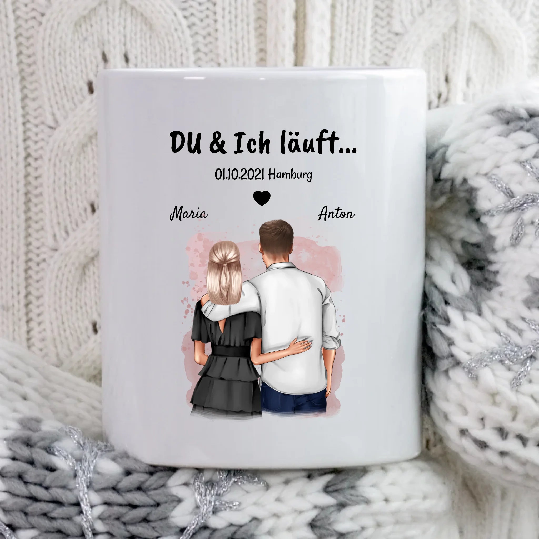 Geschenk Jahrestag Tasse du ich läuft - Cantty