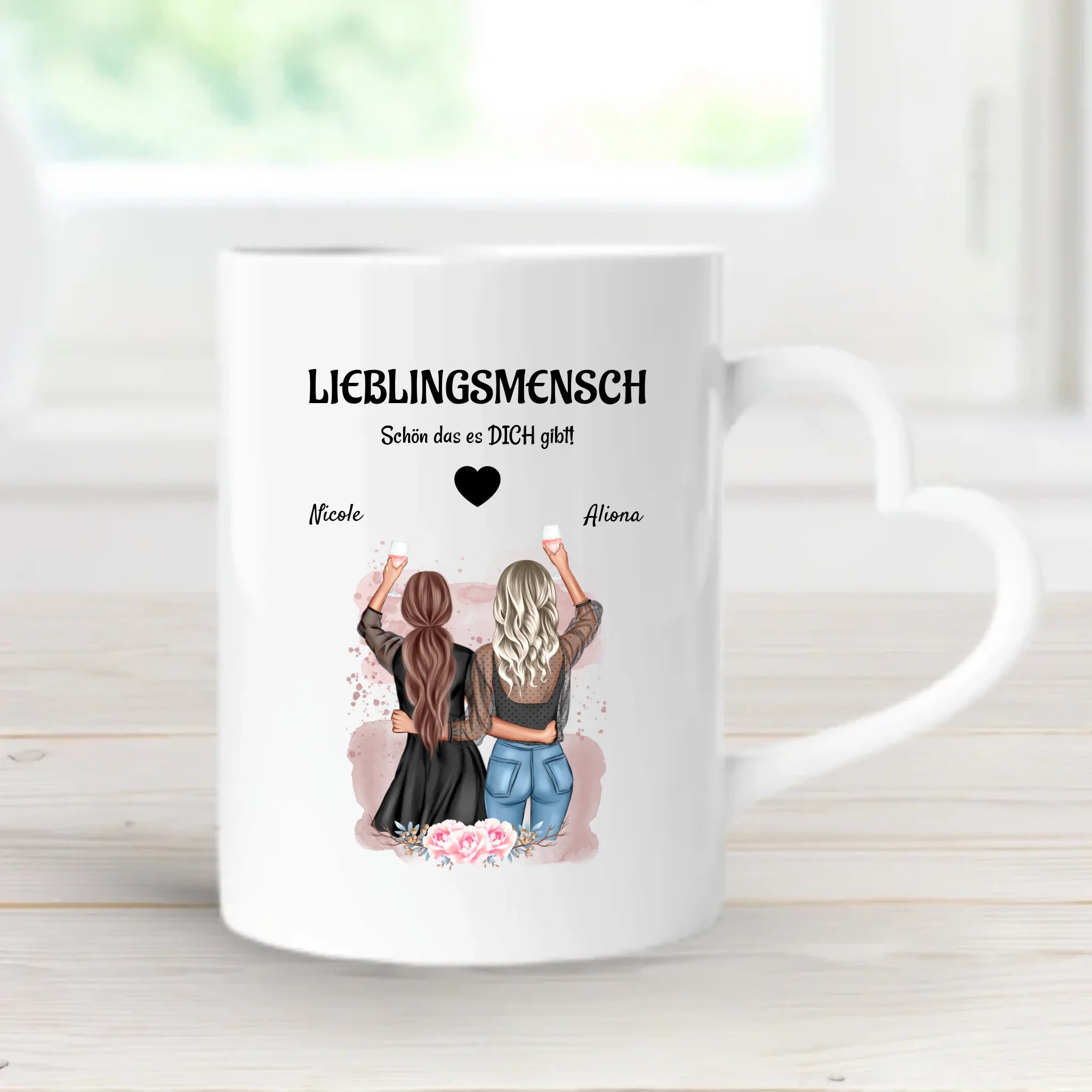 Geschenk Lieblingsmensch Tasse personalisiert mit Namen - Cantty