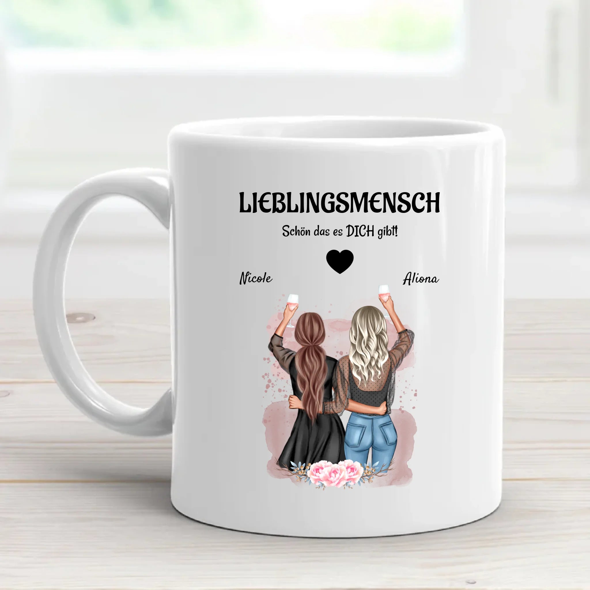 Geschenk Lieblingsmensch Tasse personalisiert mit Namen - Cantty
