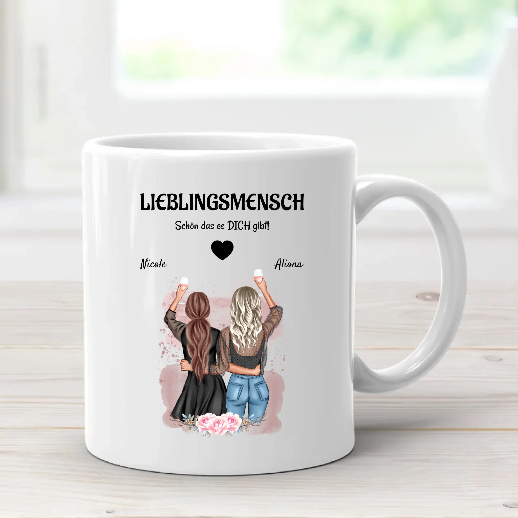 Geschenk Lieblingsmensch Tasse personalisiert mit Namen - Cantty